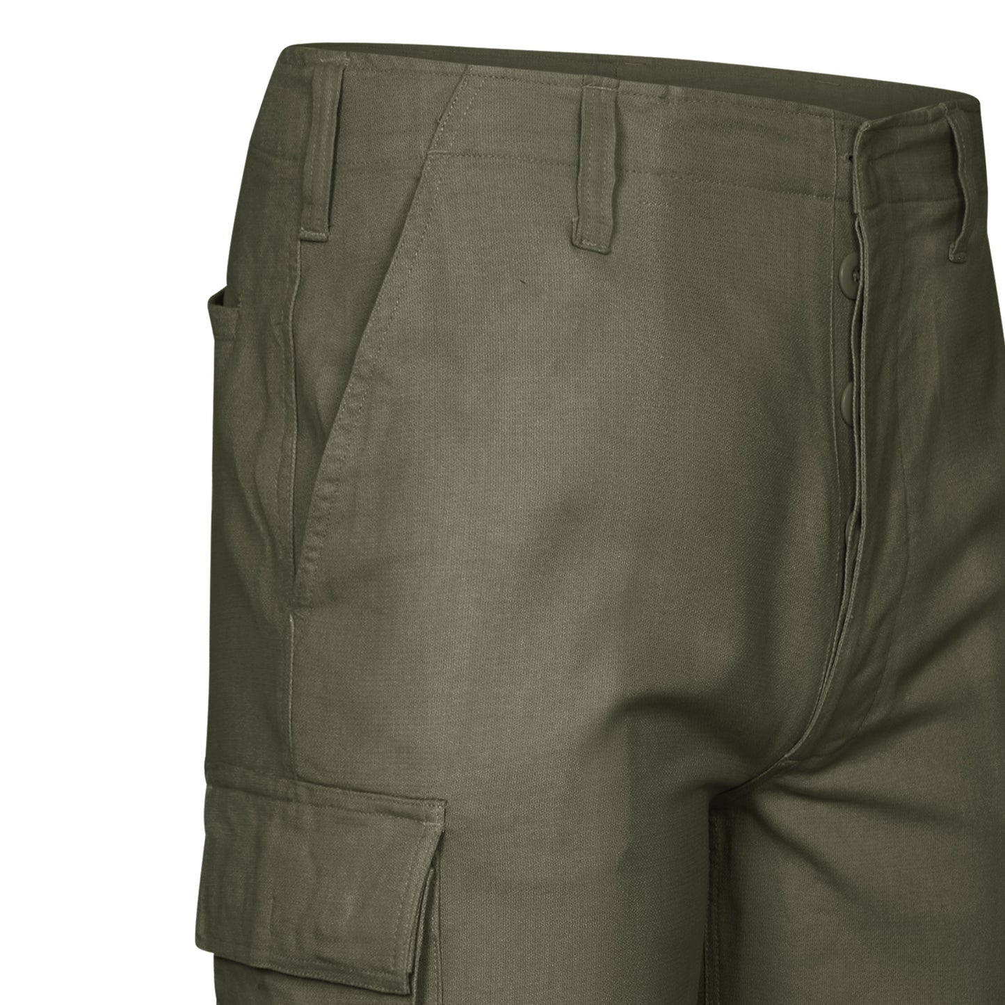 Army Combat Shorts Durable Summer Moleskin Cotton Olive