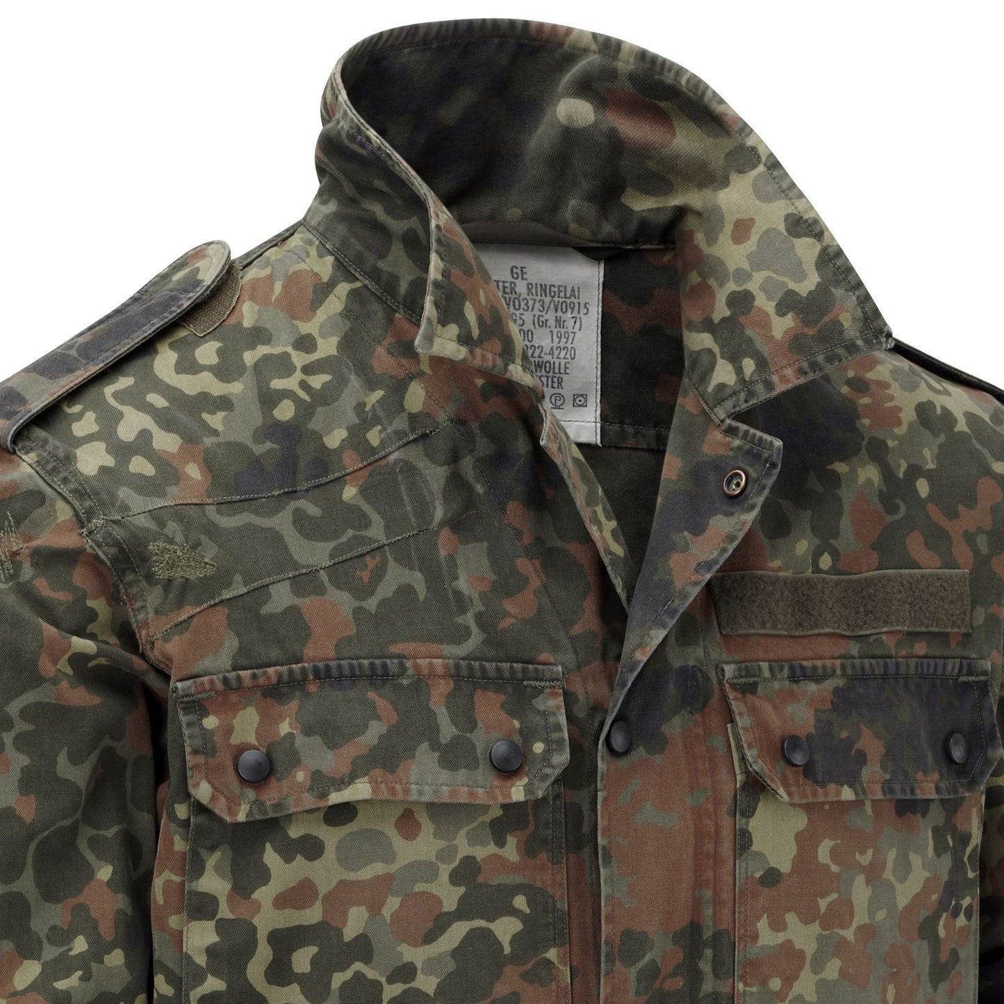 German Army Bundeswehr Flecktarn Camo Shirt Flecktarn Camo