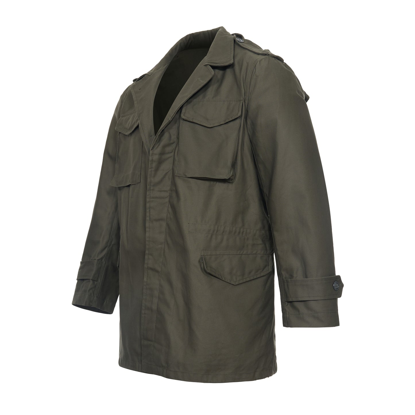 Army Jacket Original Greek Military Combat Field Coat Issued Olive