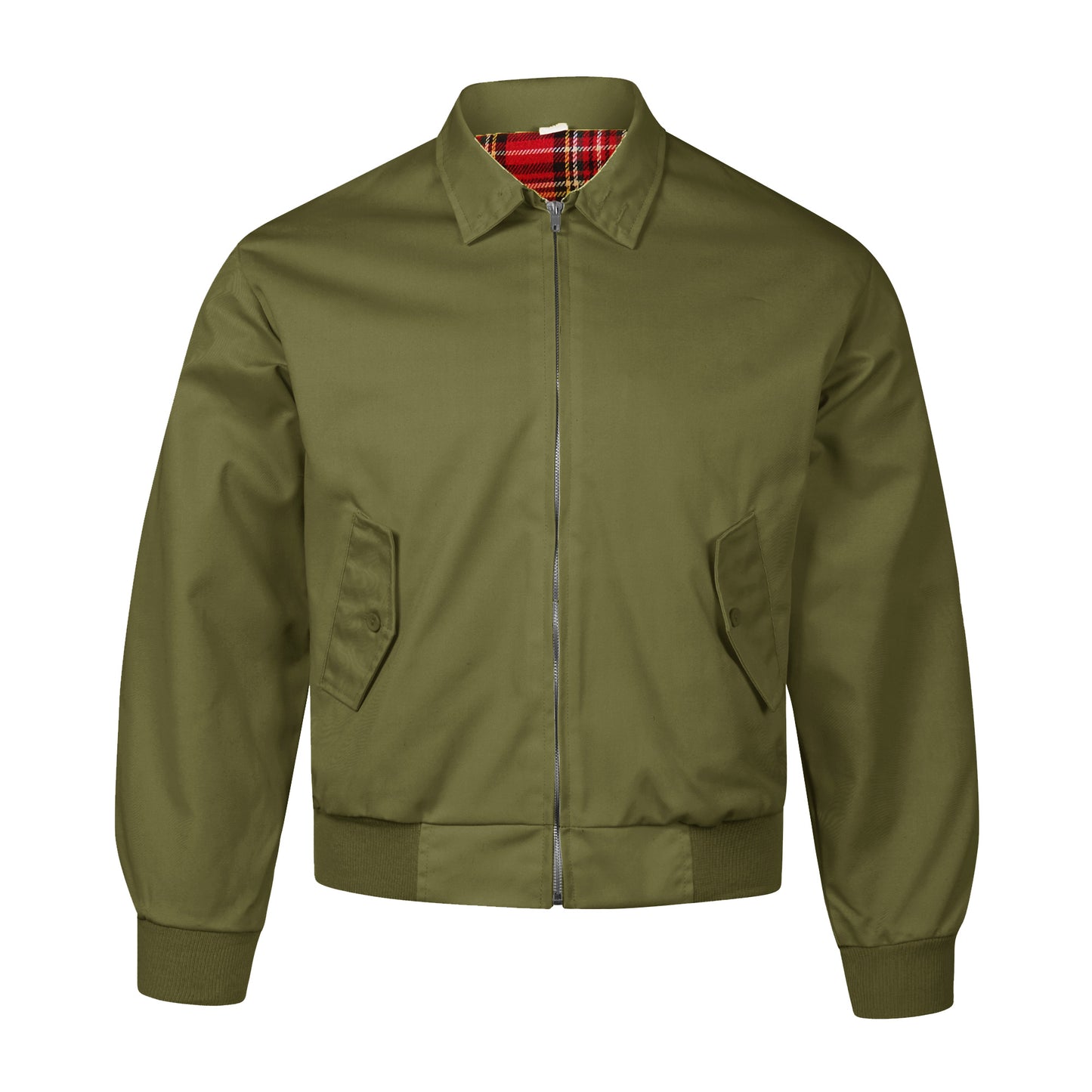 Harrington Jacket Classic English Fashion Bomber Olive