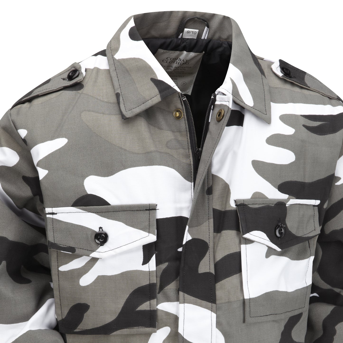 Kids Army Jacket Multi Pocket Combat Coat Urban Camo