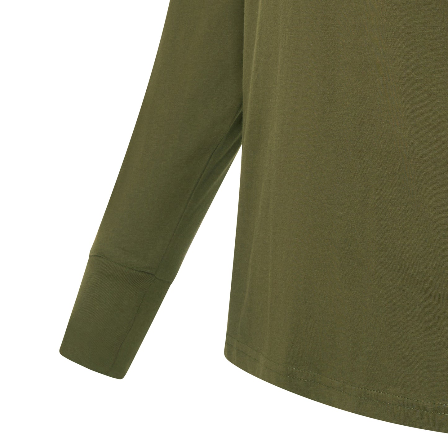 Army T-Shirt Military Style Combat Cotton Long Sleeve Top Olive