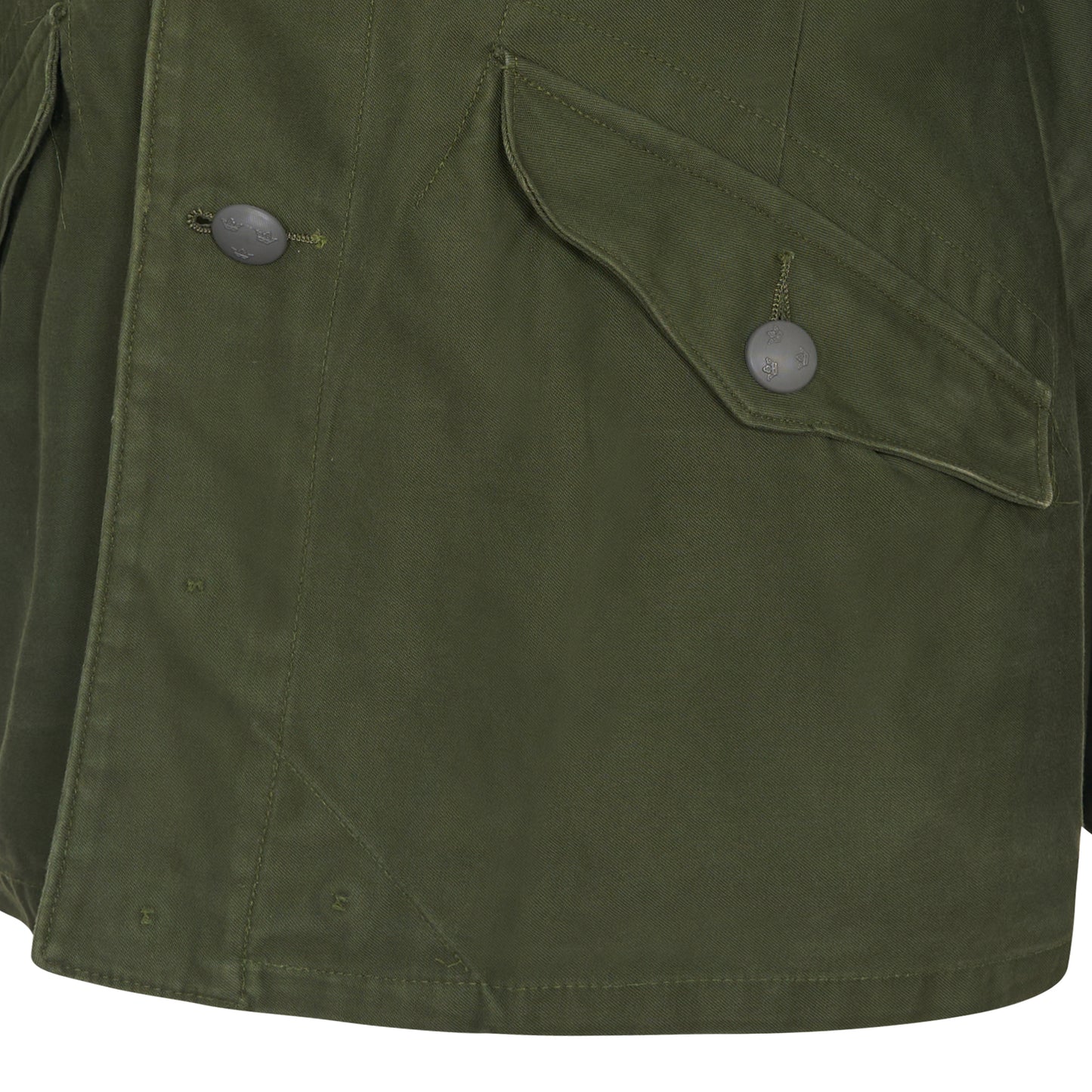 Army Jacket Original Swedish Military Combat Field Coat Olive
