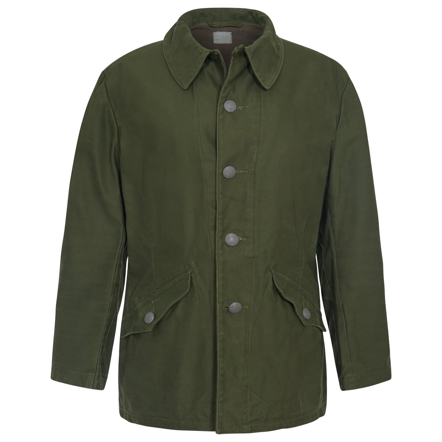 Army Jacket Original Swedish Military Combat Field Coat Olive
