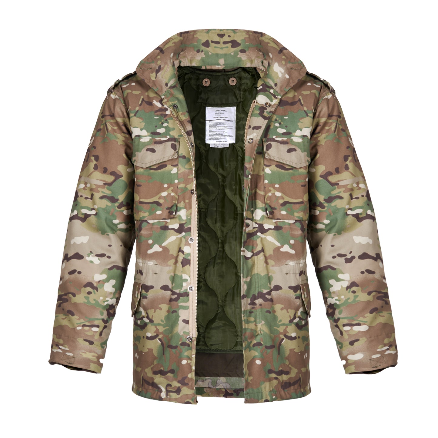 M65 Jacket Military Combat MTP Multicam with Liner Multi Camo