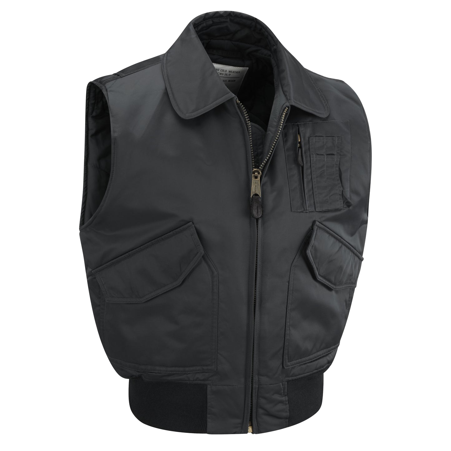 Padded Vest Bodywarmer Gilet Black