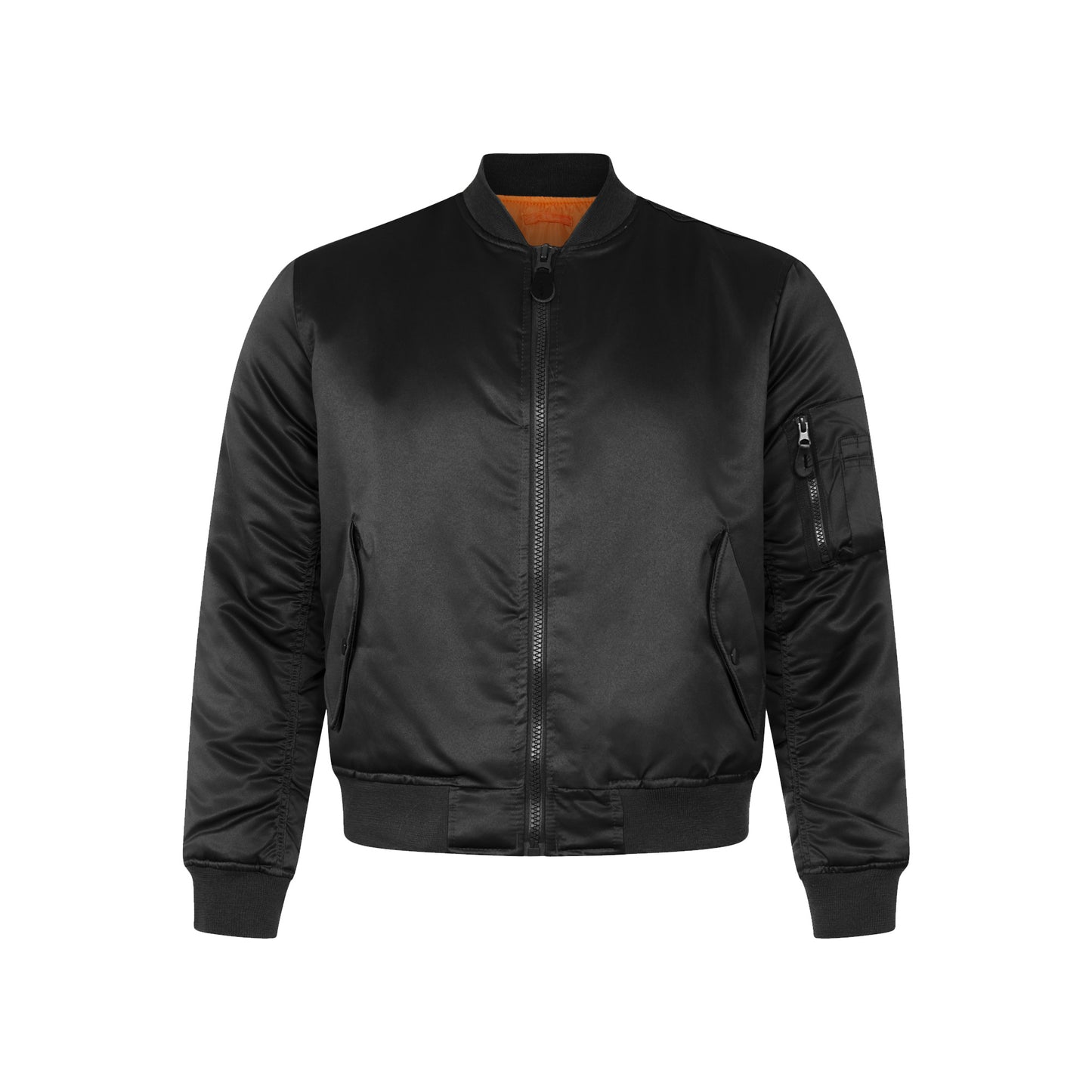 MA1 Fitted Bomber Jacket Black
