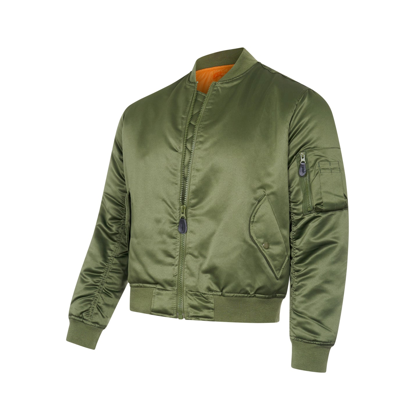 MA1 Fitted Bomber Jacket Olive