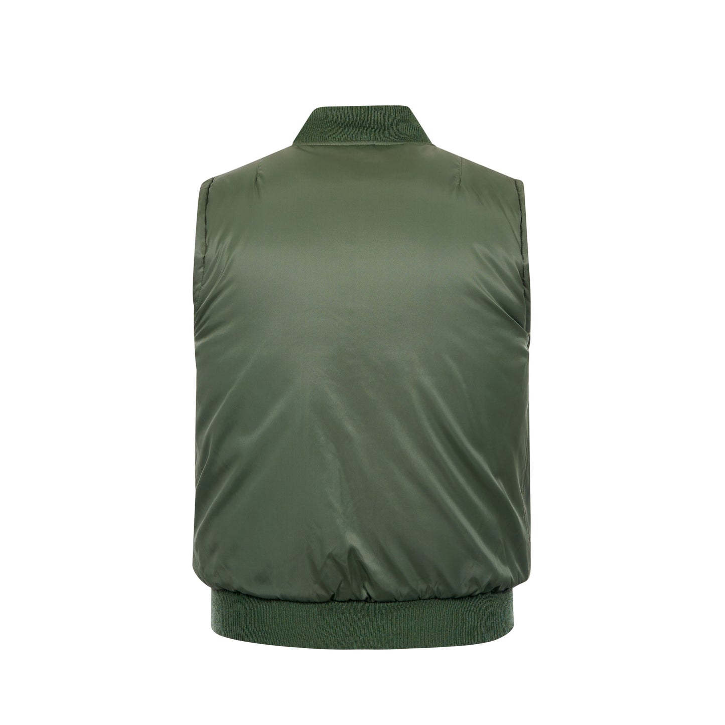 Body Warmer MA1 Flight Bomber Gilet Vest Top Olive