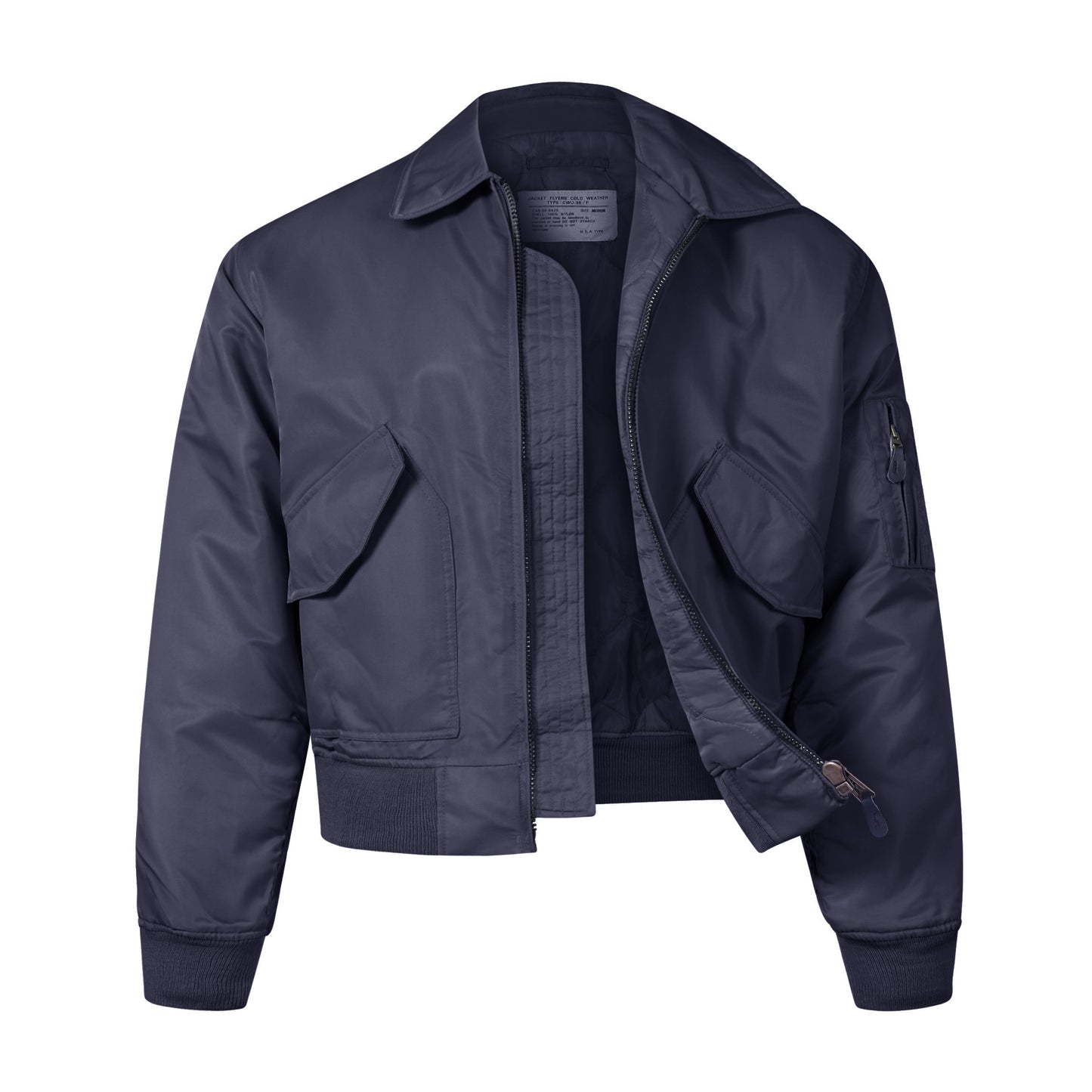 Bomber Jacket Flight Padded Coat MA2 CWU Dark Navy