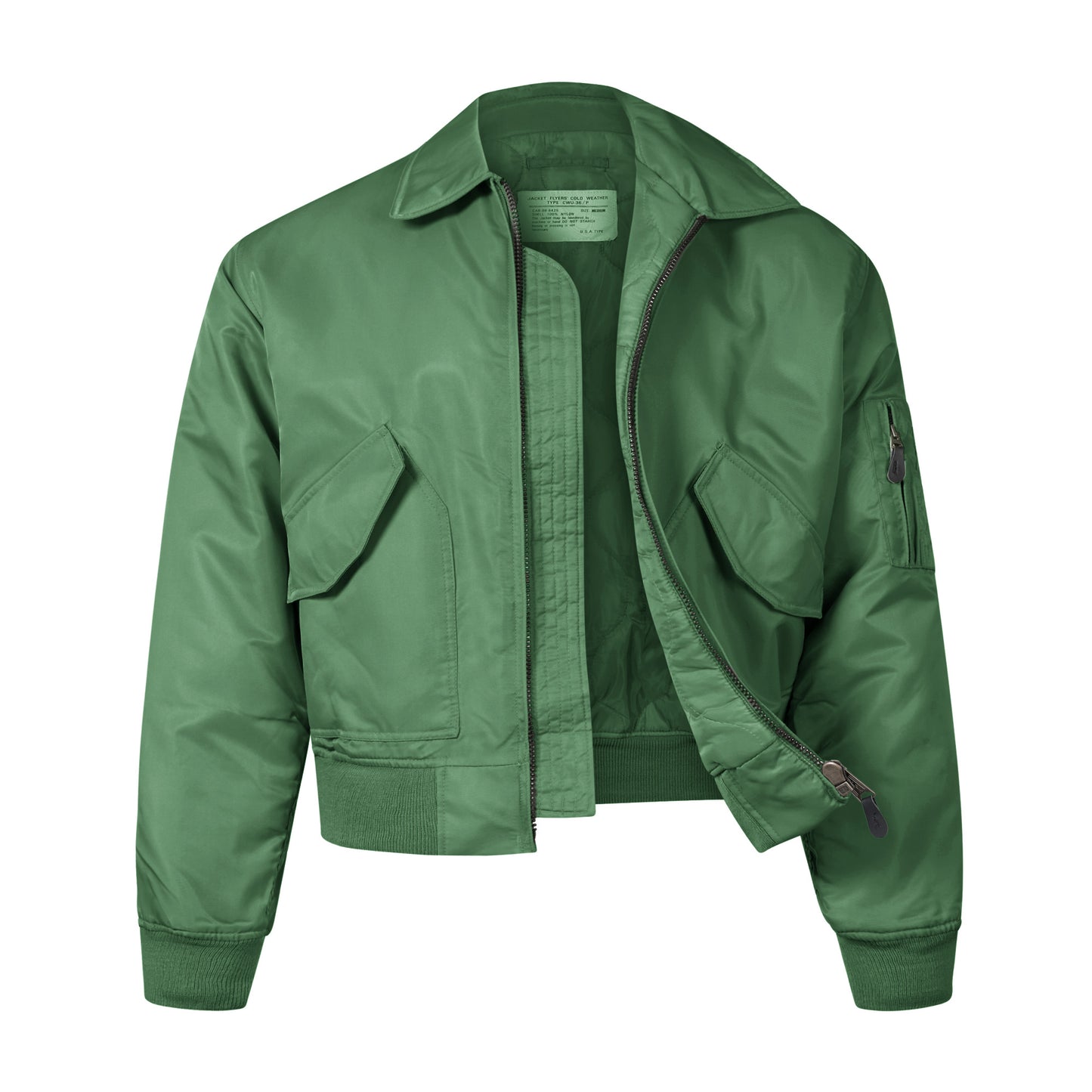 Bomber Jacket Flight Padded Coat MA2 CWU Olive