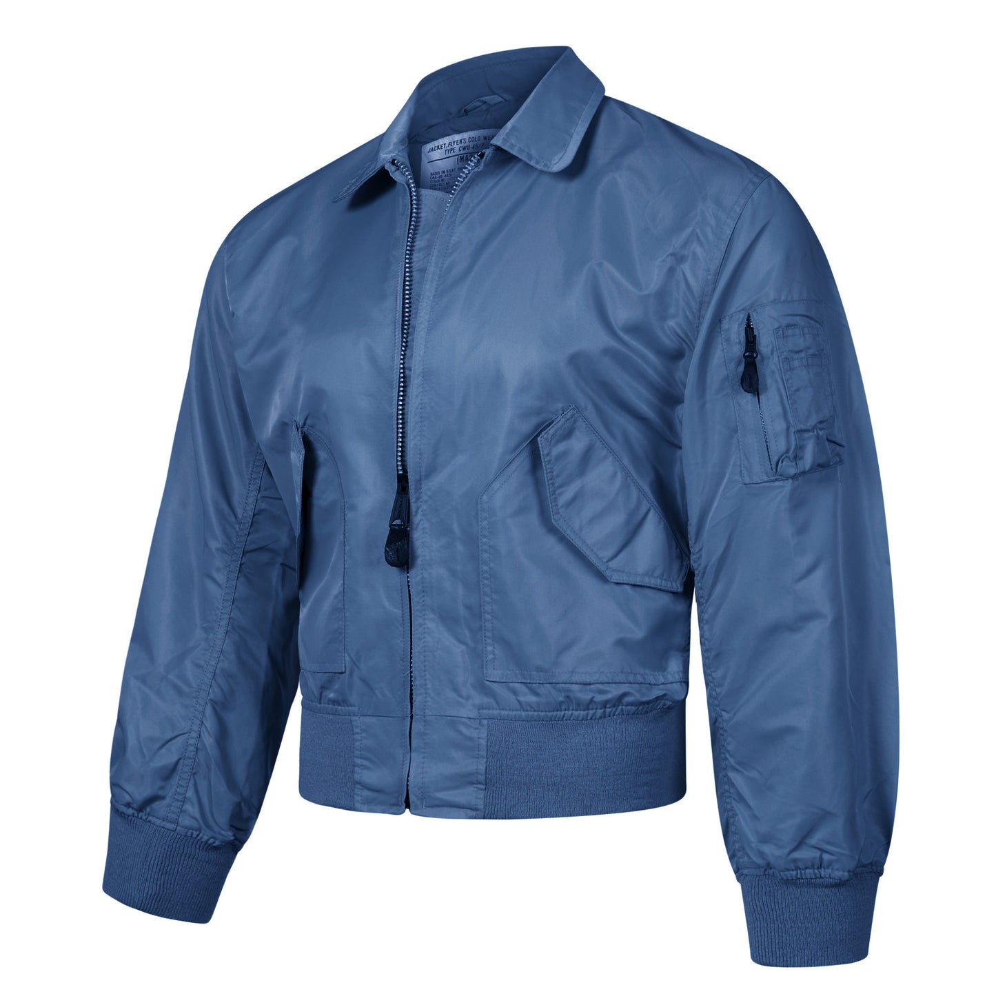 Bomber Jacket MA2 CWU Unpadded Lightweight Flight Coat Blue