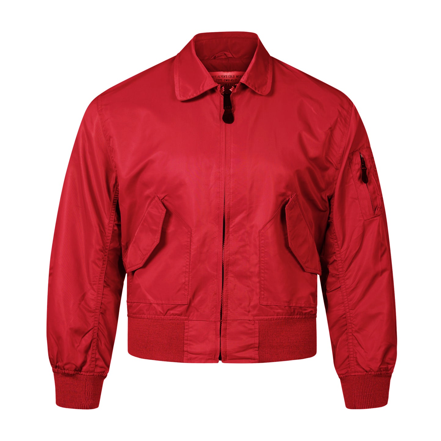 Bomber Jacket MA2 CWU Unpadded Lightweight Flight Coat Red