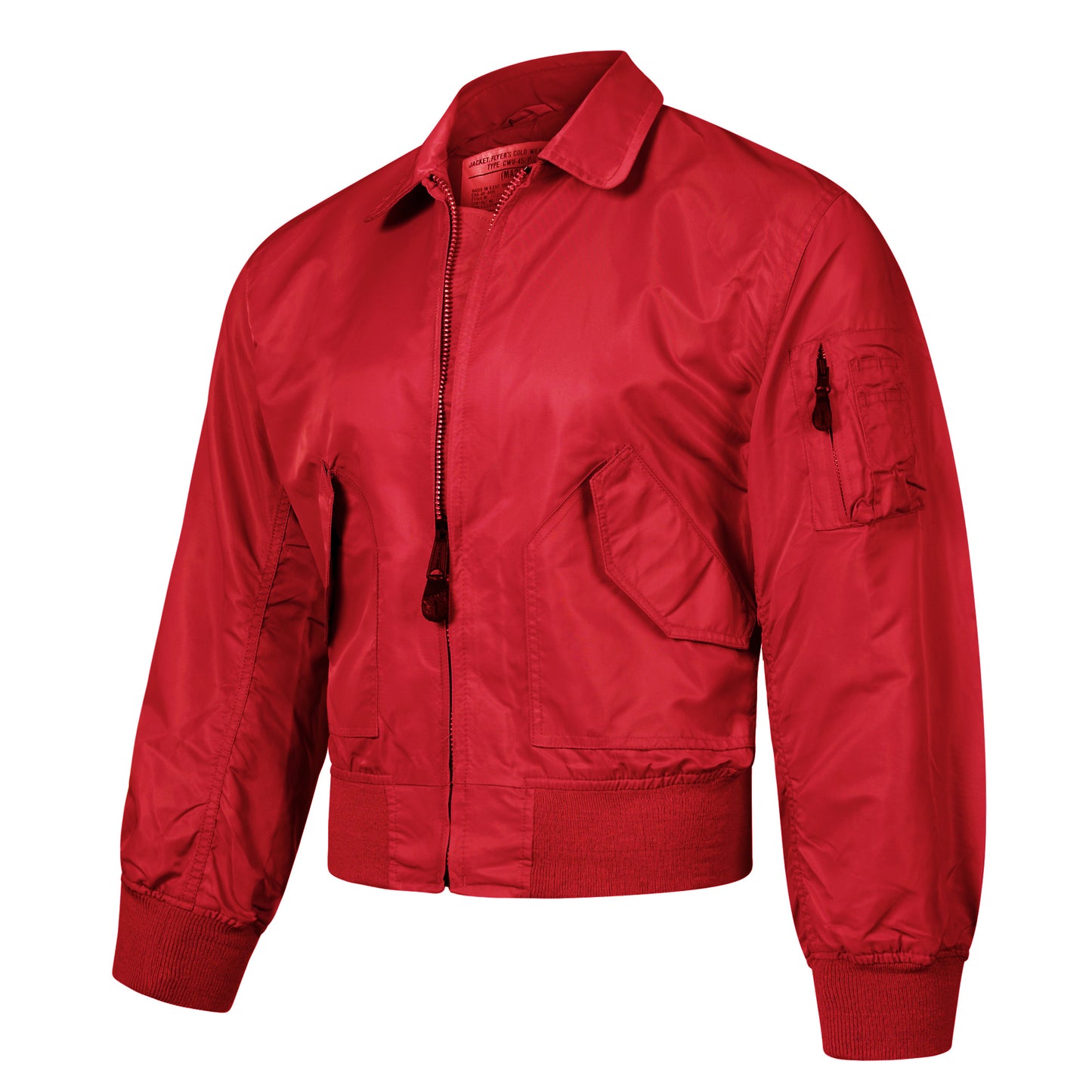 Bomber Jacket MA2 CWU Unpadded Lightweight Flight Coat Red