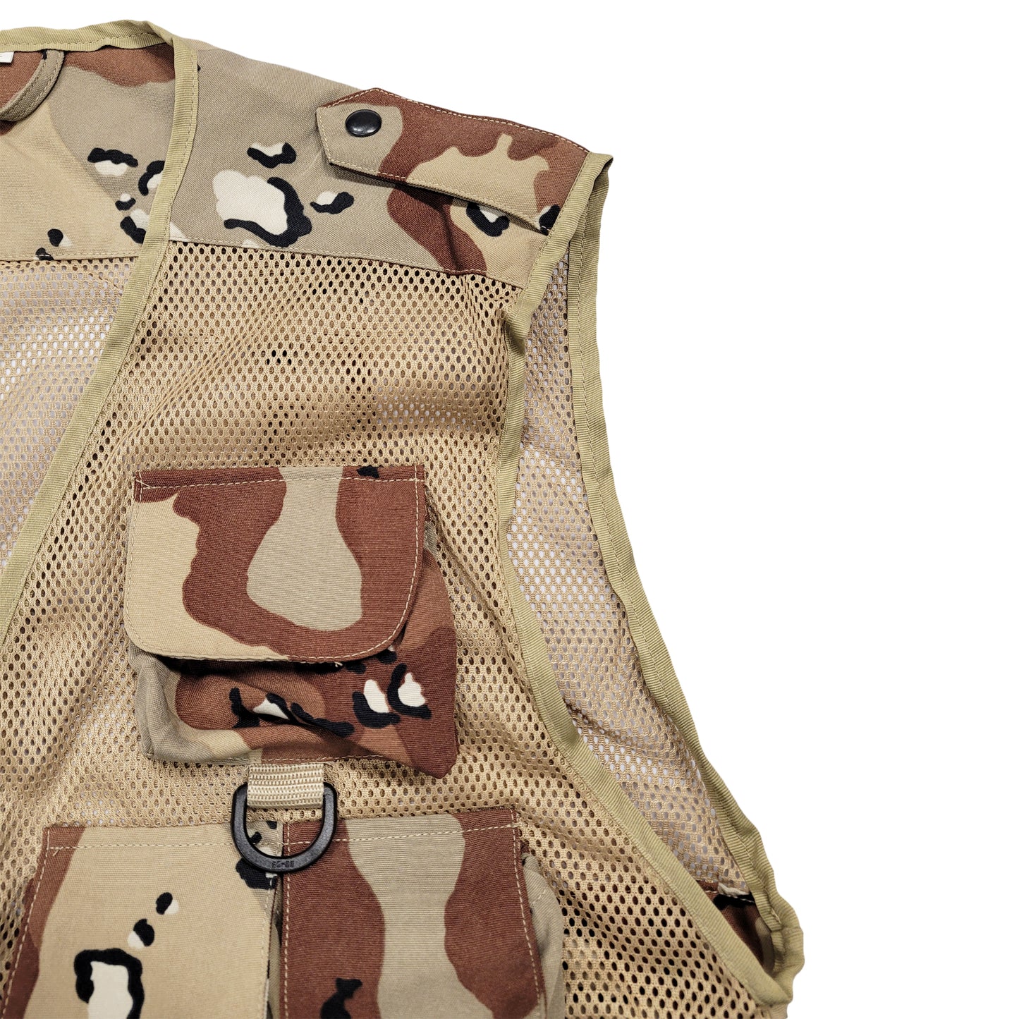 Original US Army Vest Multi Pocket Mesh Top US Desert (6D)