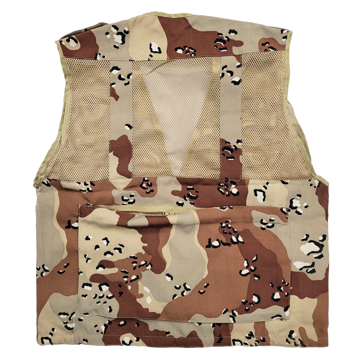 Original US Army Vest Multi Pocket Mesh Top US Desert (6D)