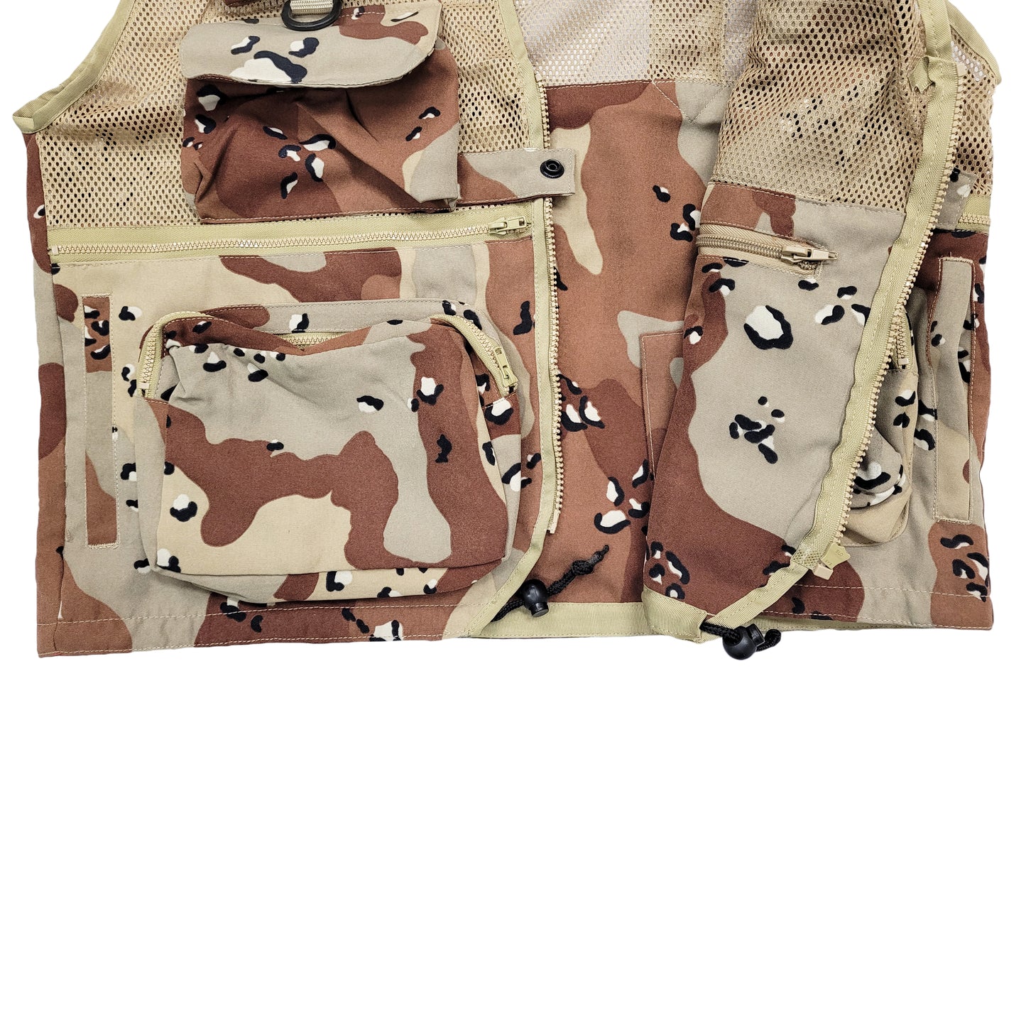 Original US Army Vest Multi Pocket Mesh Top US Desert (6D)