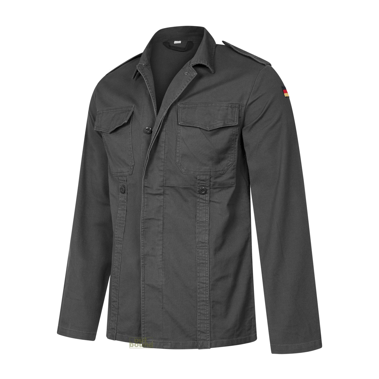 Moleskin Jacket Durable Heavy Duty Cotton Combat Cargo Top Black