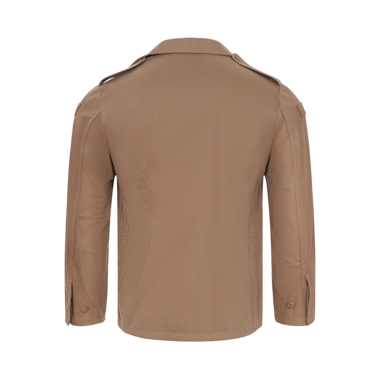 Moleskin Jacket Soft Cotton Twill Military Style Combat Top Beige