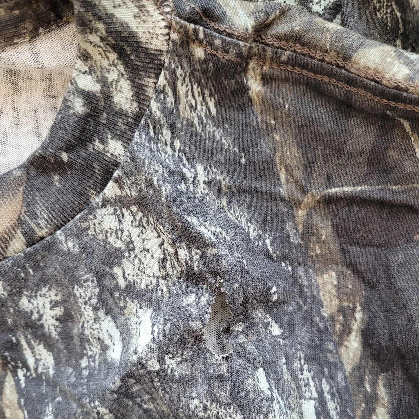 Original US Long Sleeve T Shirt Military Top Mossy Oak
