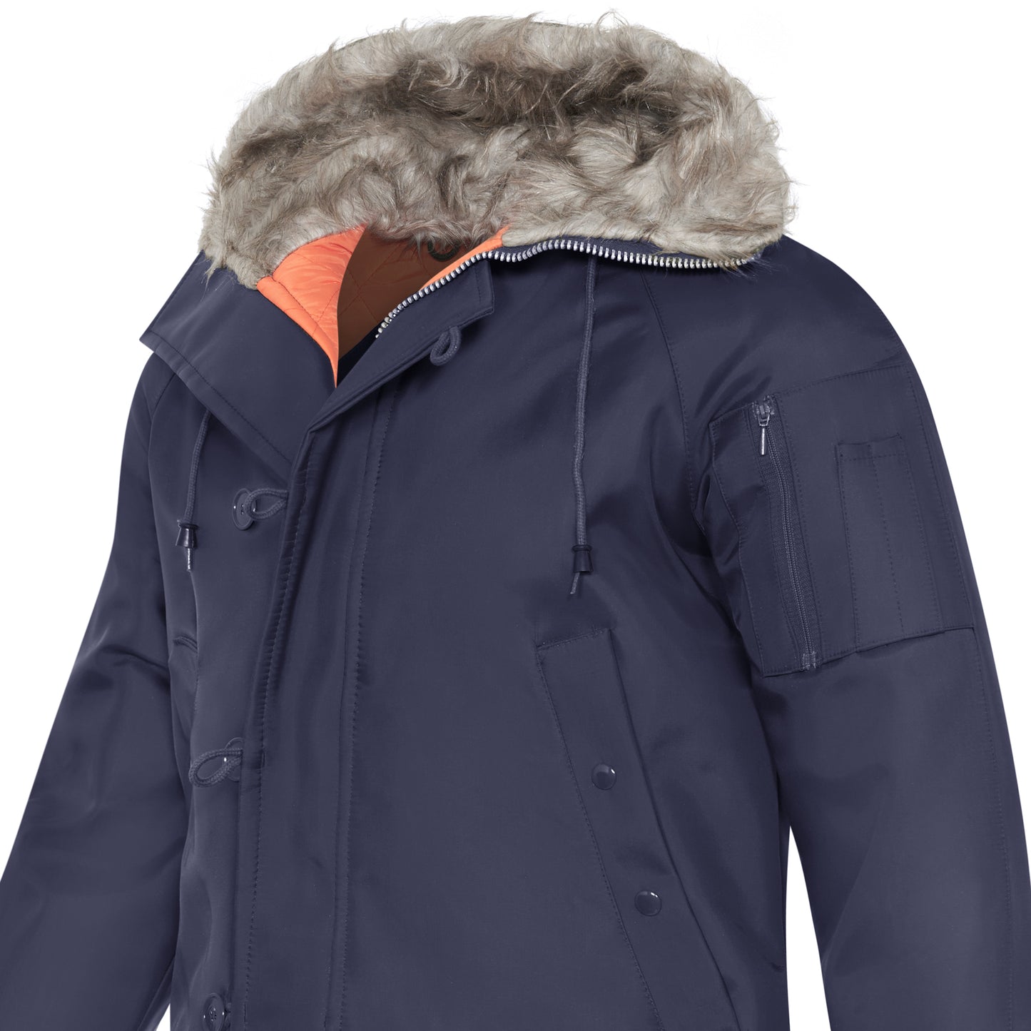 N-3B Parka Heavy Duty Arctic Coat Navy