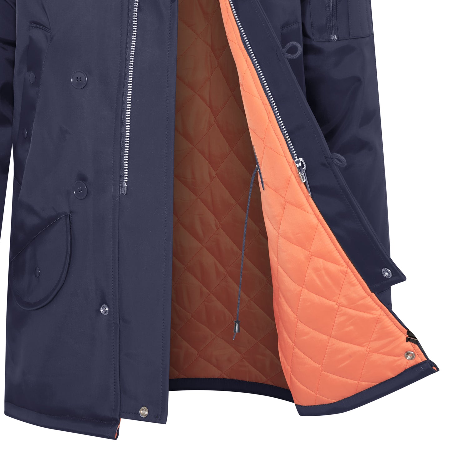 N-3B Parka Heavy Duty Arctic Coat Navy