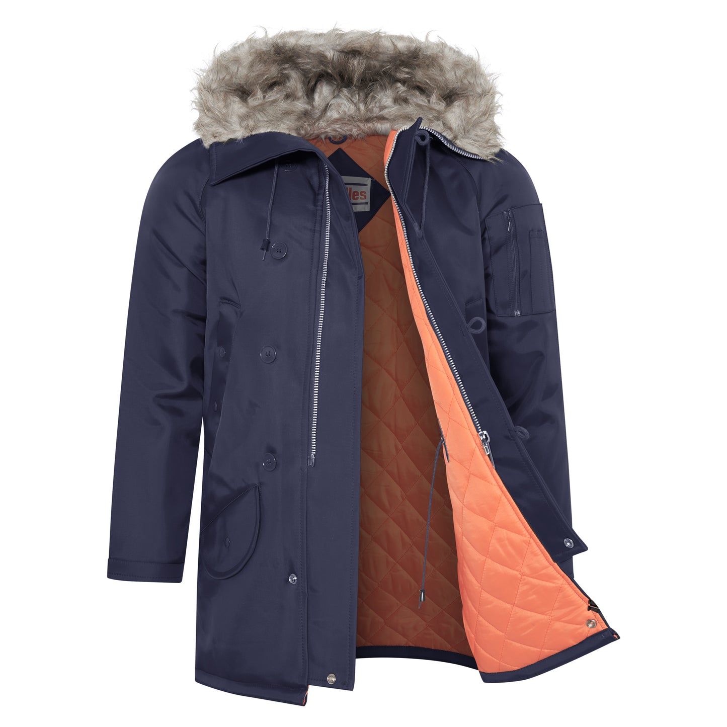 N-3B Parka Heavy Duty Arctic Coat Navy