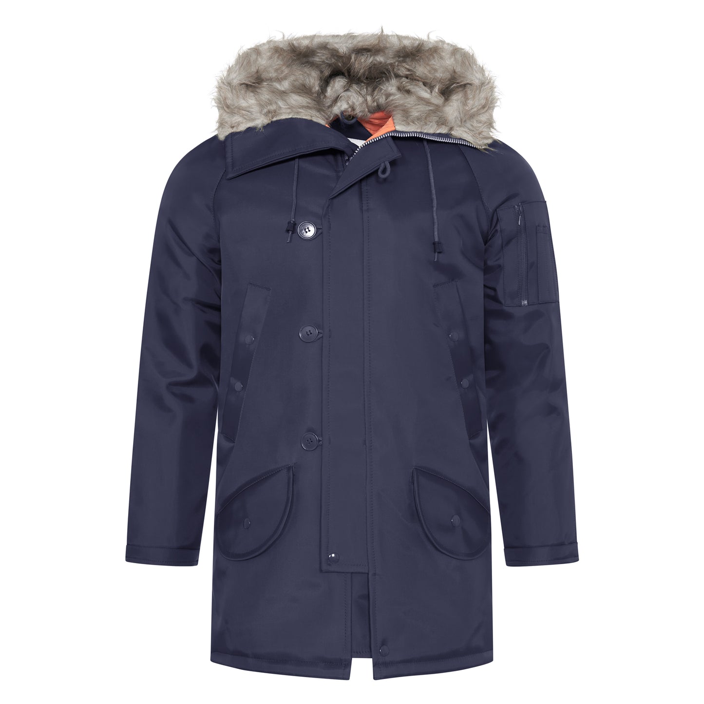 N-3B Parka Heavy Duty Arctic Coat Navy