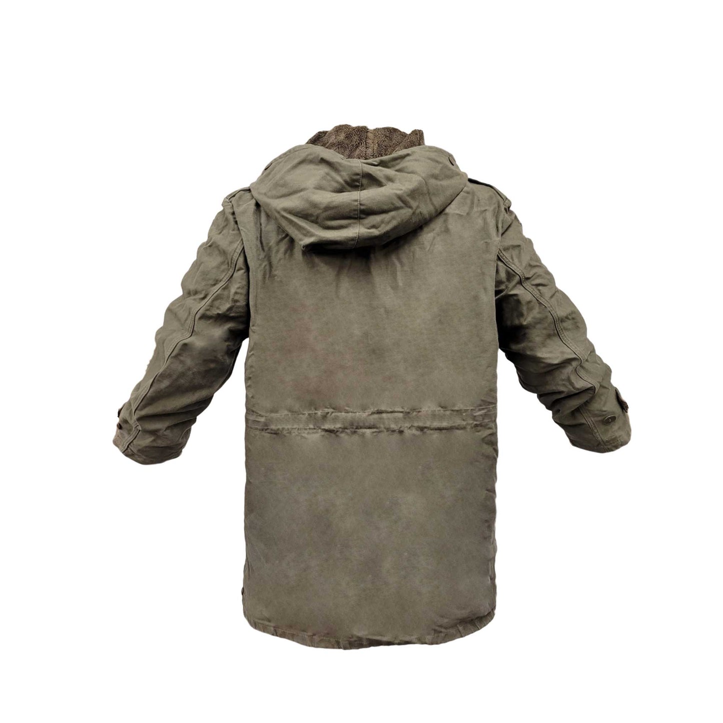 Original German Army Parka Military Vintage Surplus Field Coat Olive