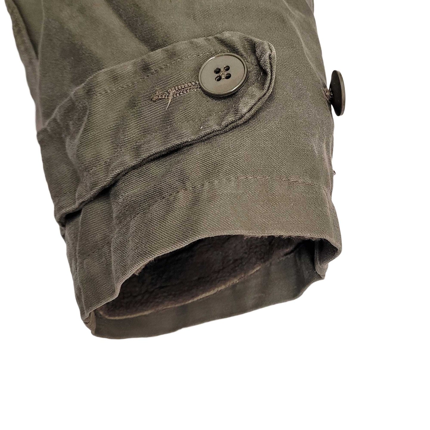 Original German Army Parka Military Vintage Surplus Field Coat Olive