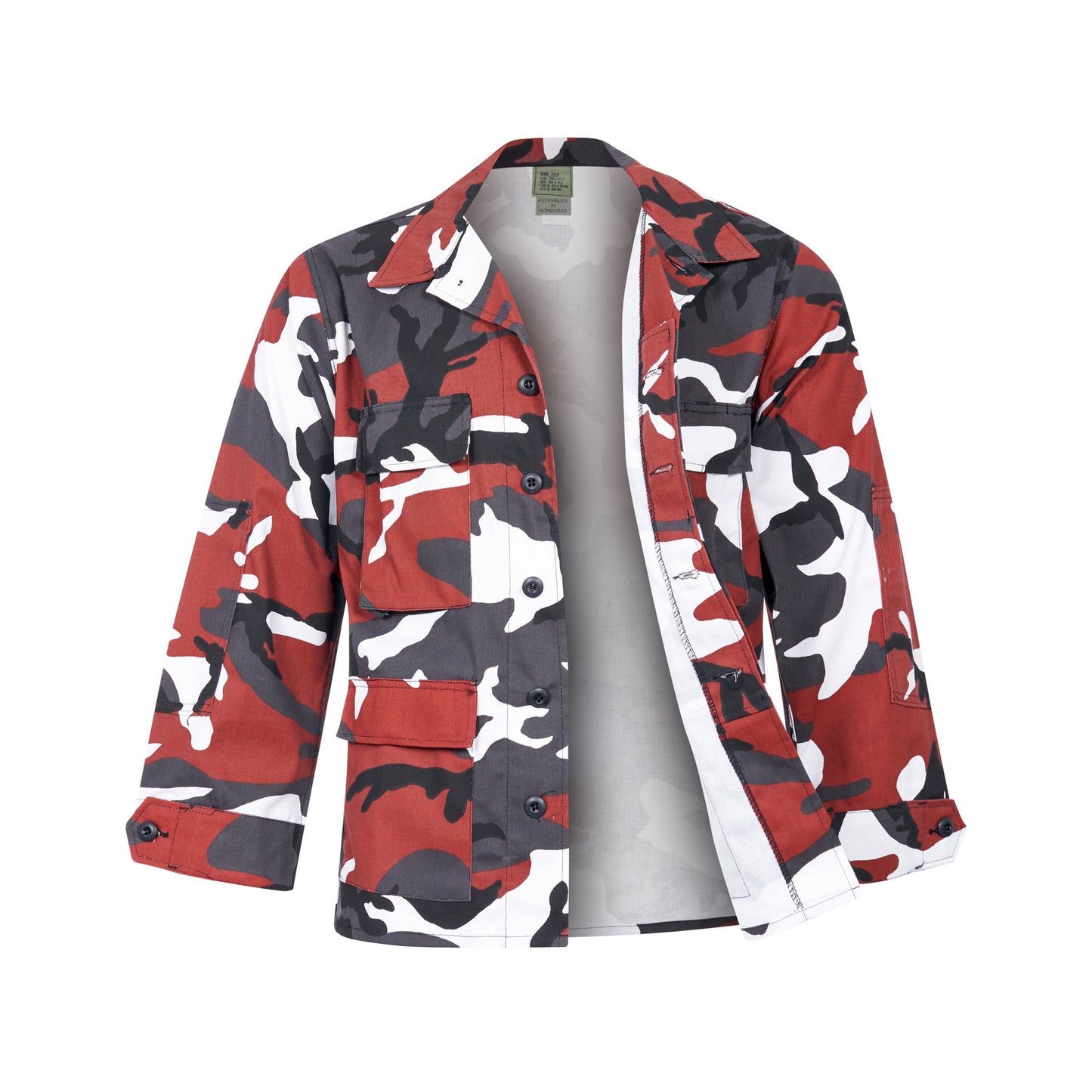Original US Tru-Spec BDU Shirt Light Jacket Red Camo