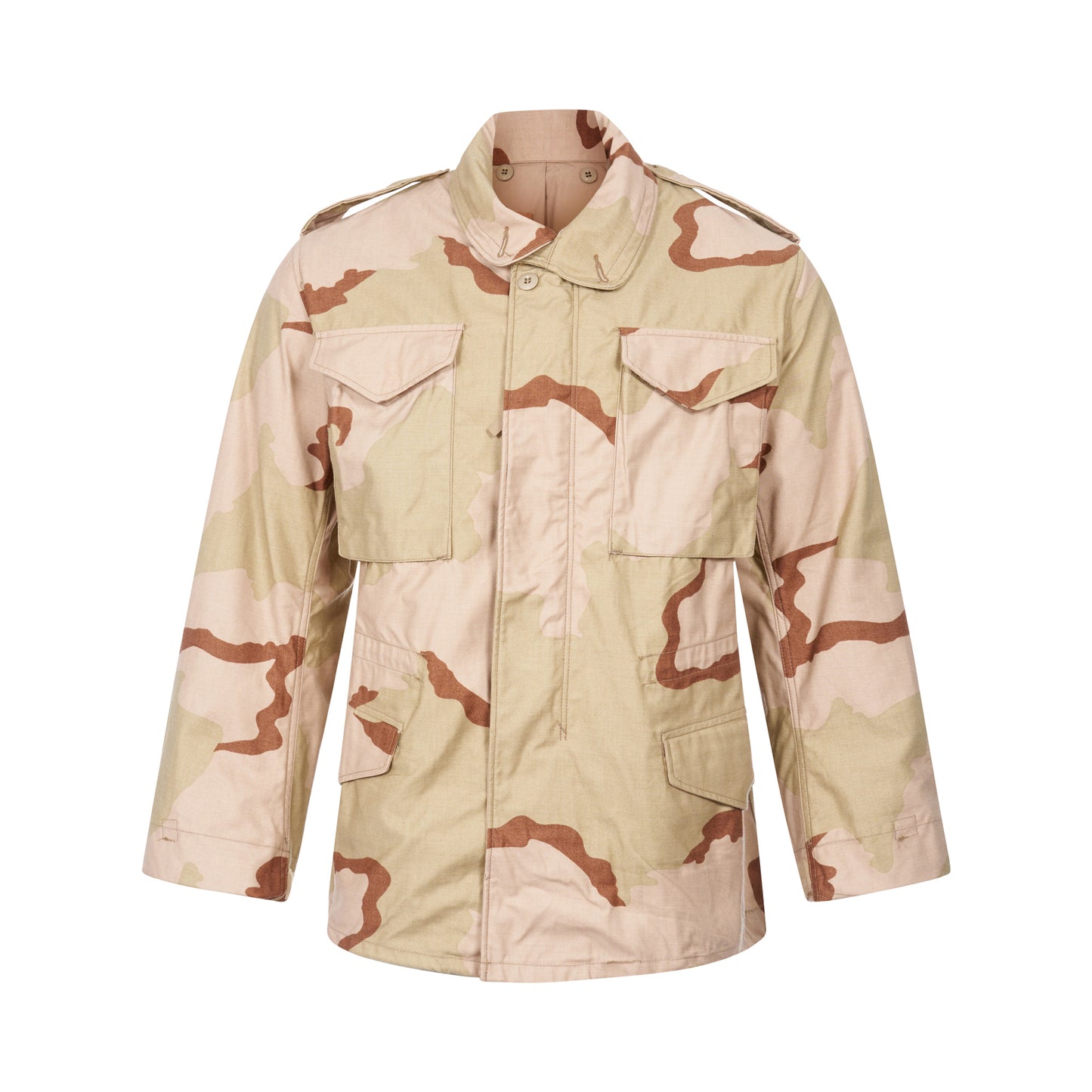 Original US M65 Jacket Combat Field Coat Military Vintage Surplus Tri Desert US Tri Desert (3D)