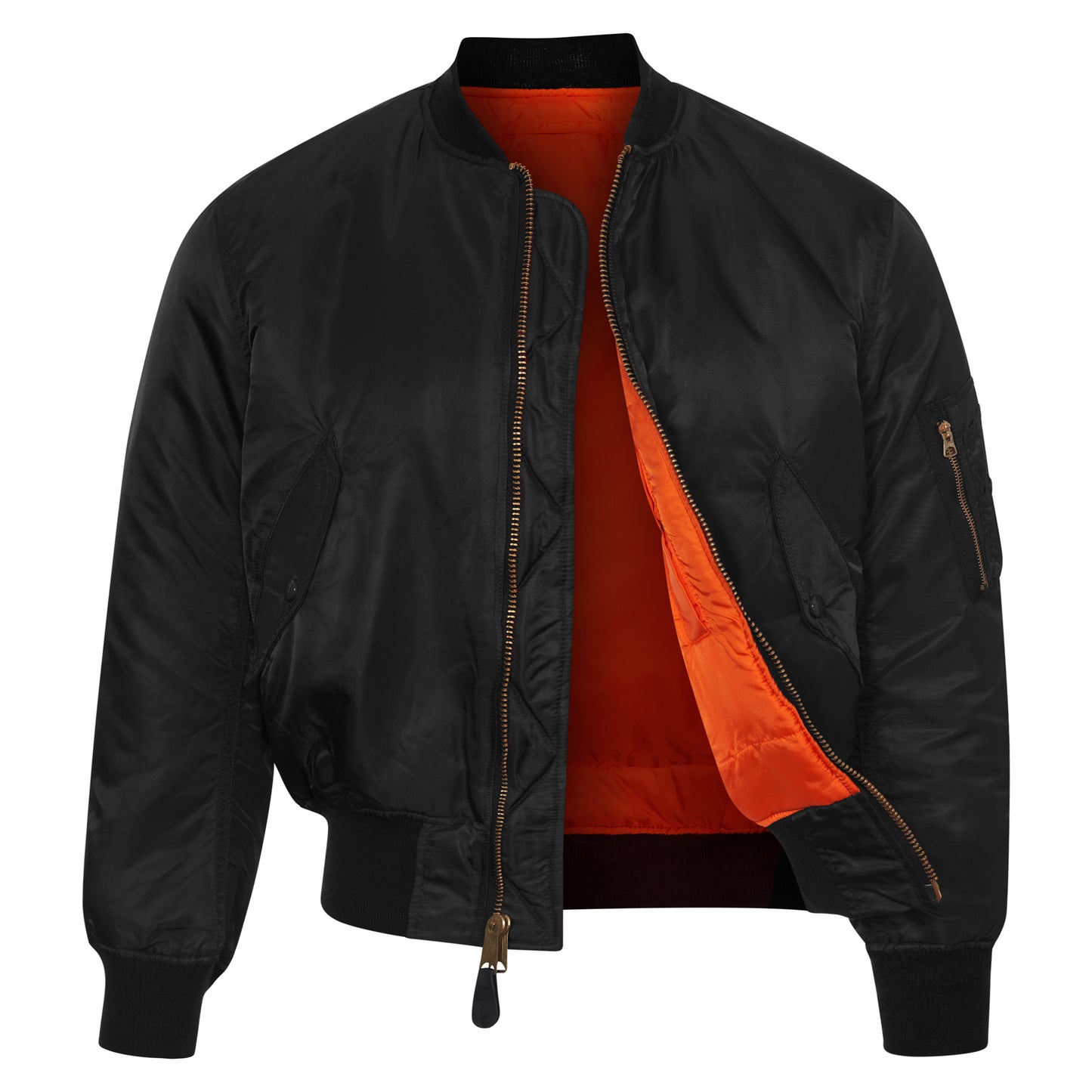 Original US MA1 Flight Jacket Padded Bomber Black