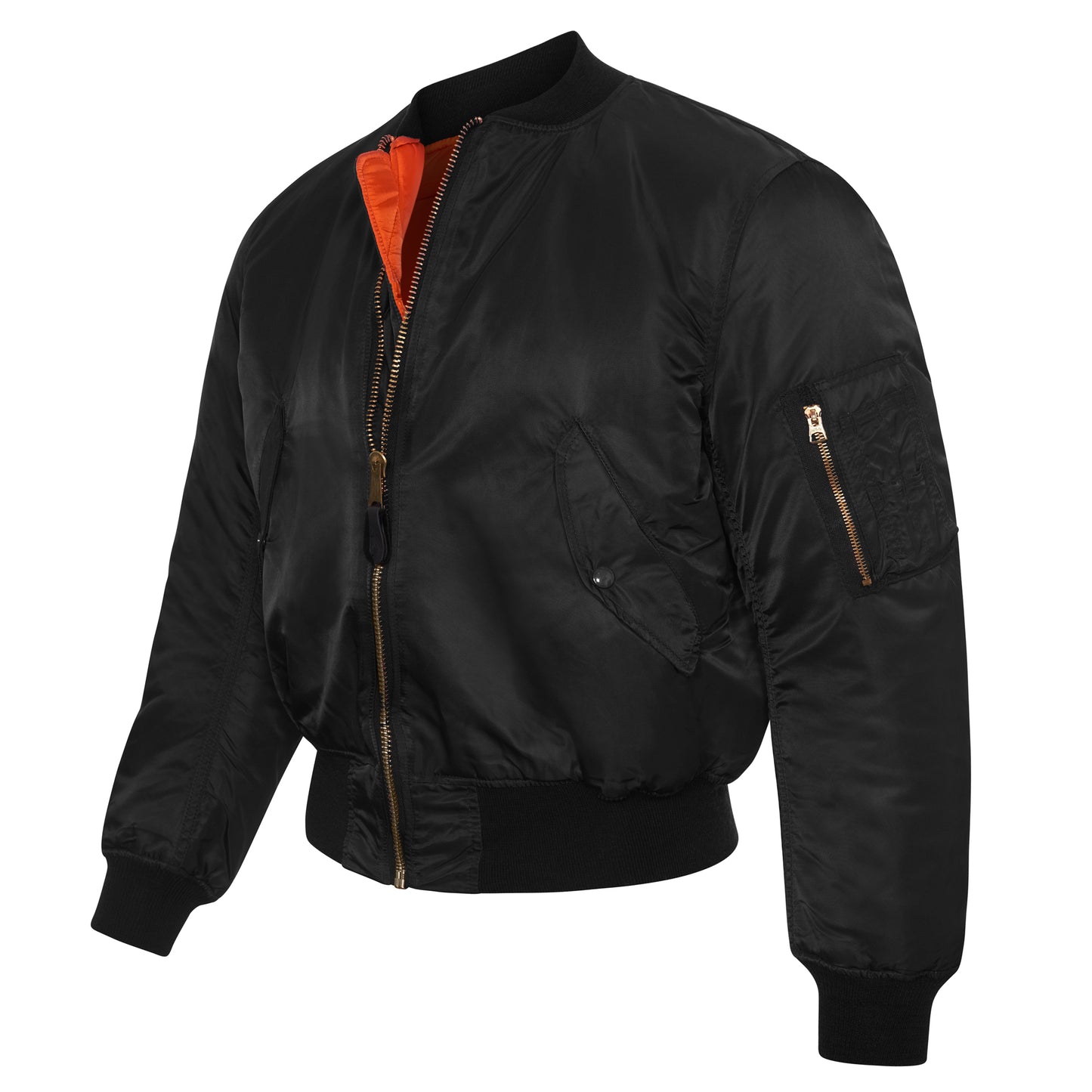 Original US MA1 Flight Jacket Padded Bomber Black