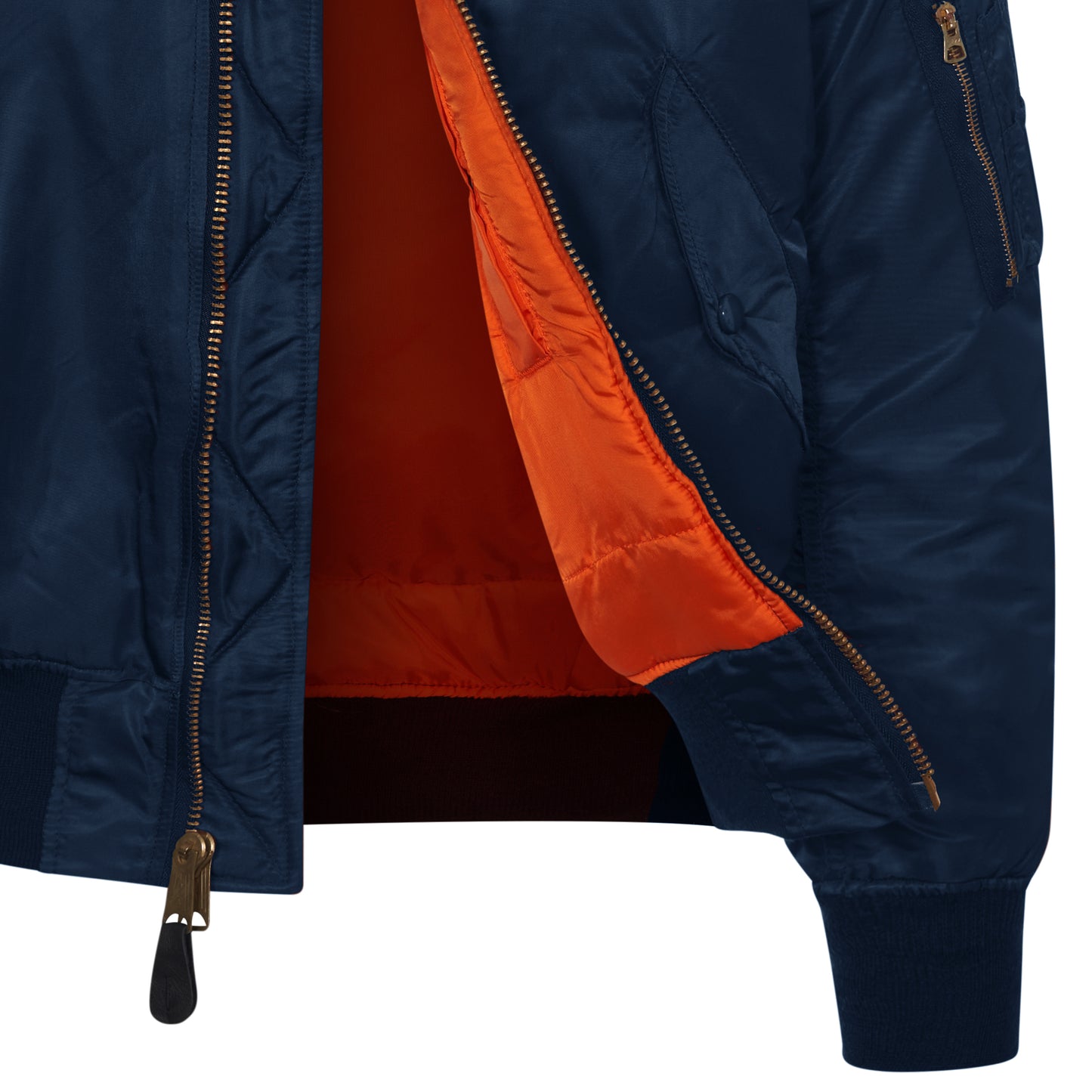 Original US MA1 Flight Jacket Padded Bomber Concord Petrol Blue