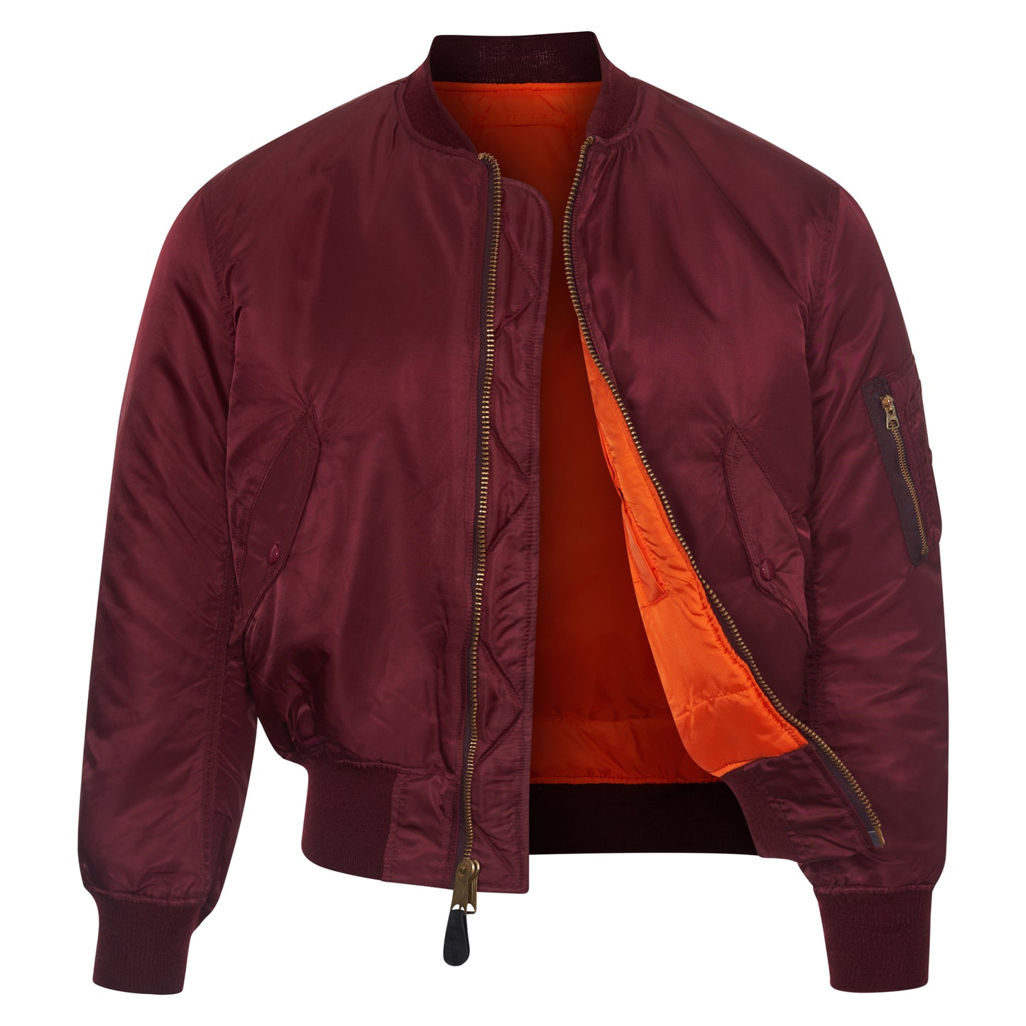 Original US MA1 Flight Jacket Padded Bomber Concord Maroon