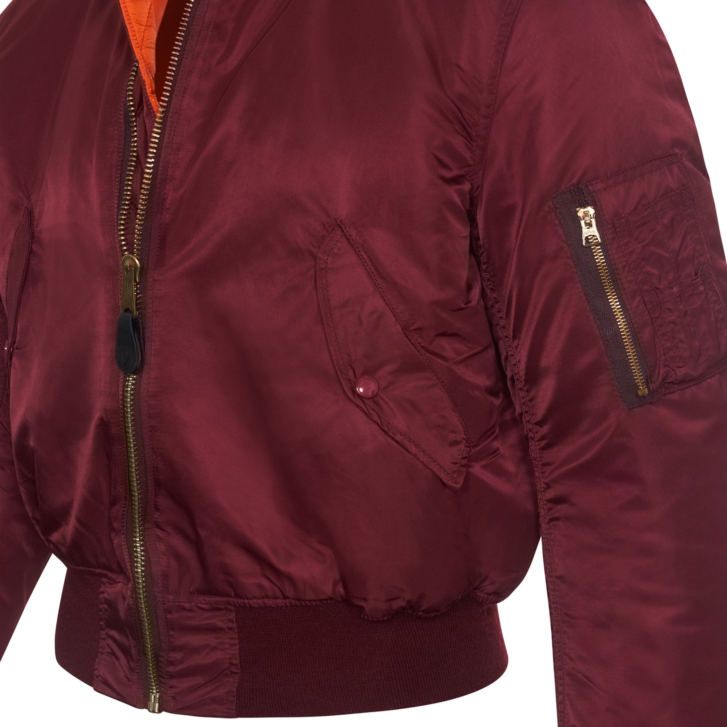 Original US MA1 Flight Jacket Padded Bomber Concord Maroon