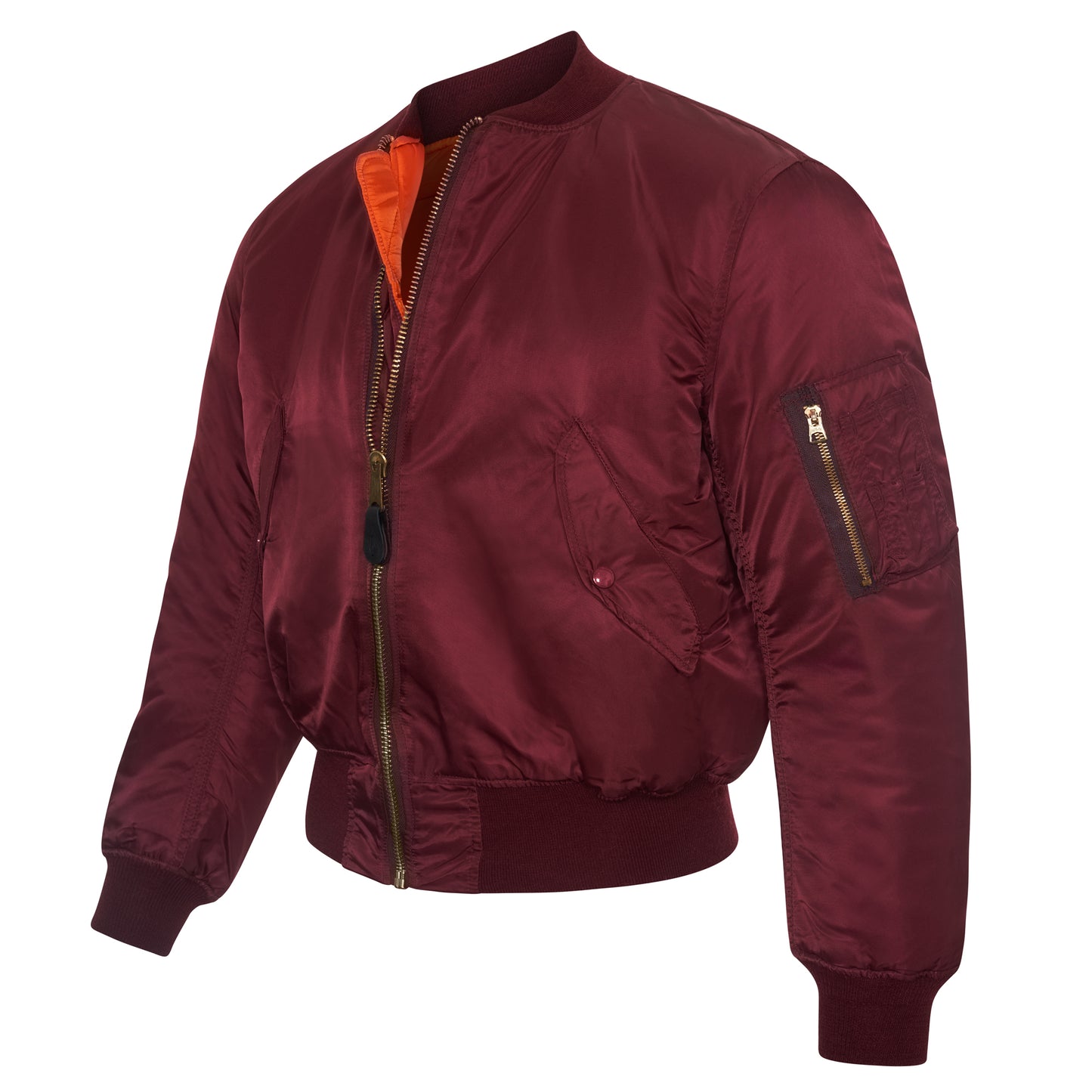 Original US MA1 Flight Jacket Padded Bomber Concord Maroon