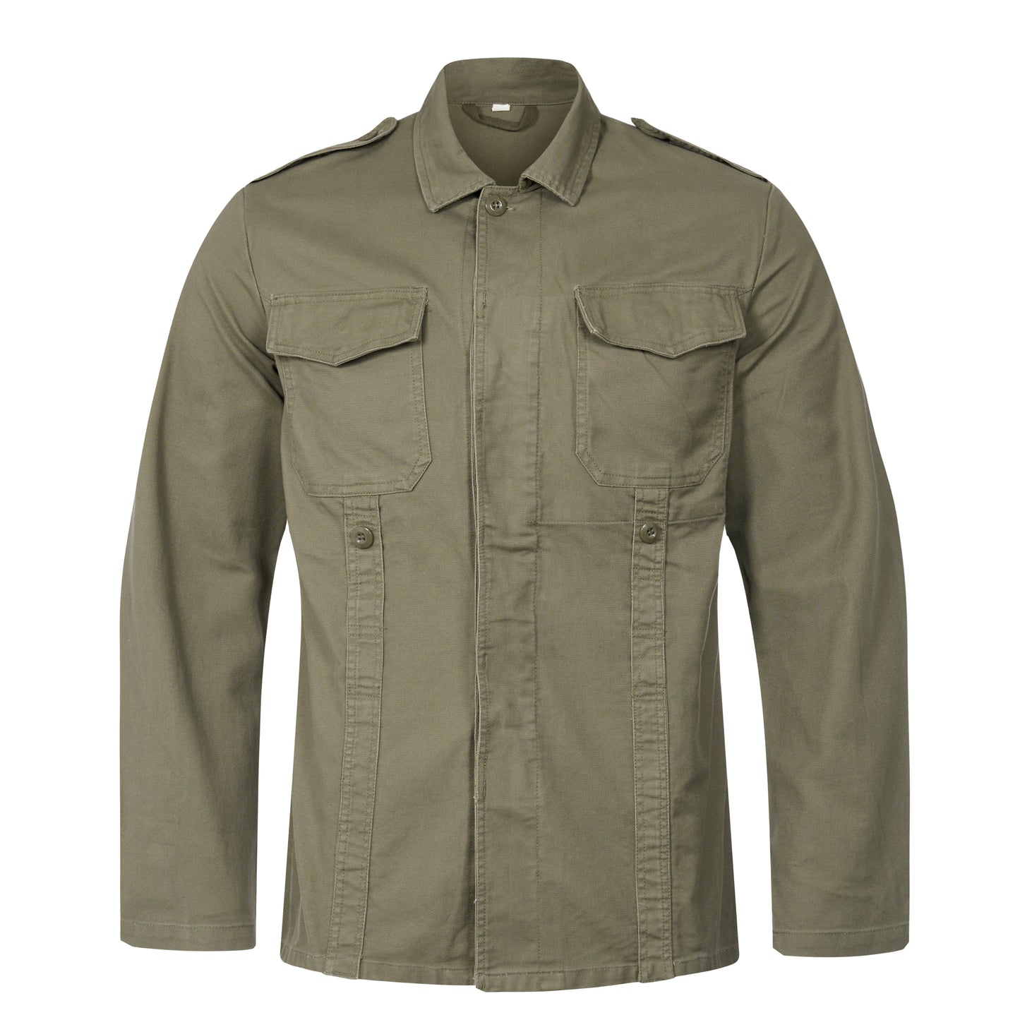 Original German Army Moleskin Jacket Vintage Coat Olive Green