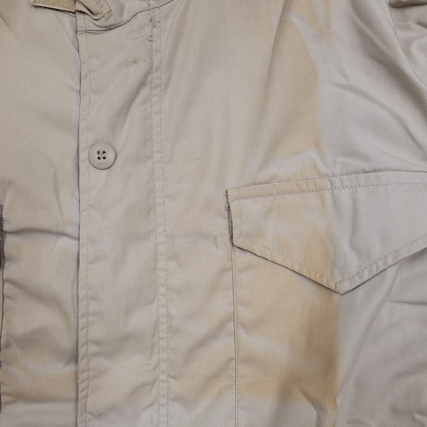 Original US M65 Jacket Combat Field Coat Military Vintage Surplus Beige