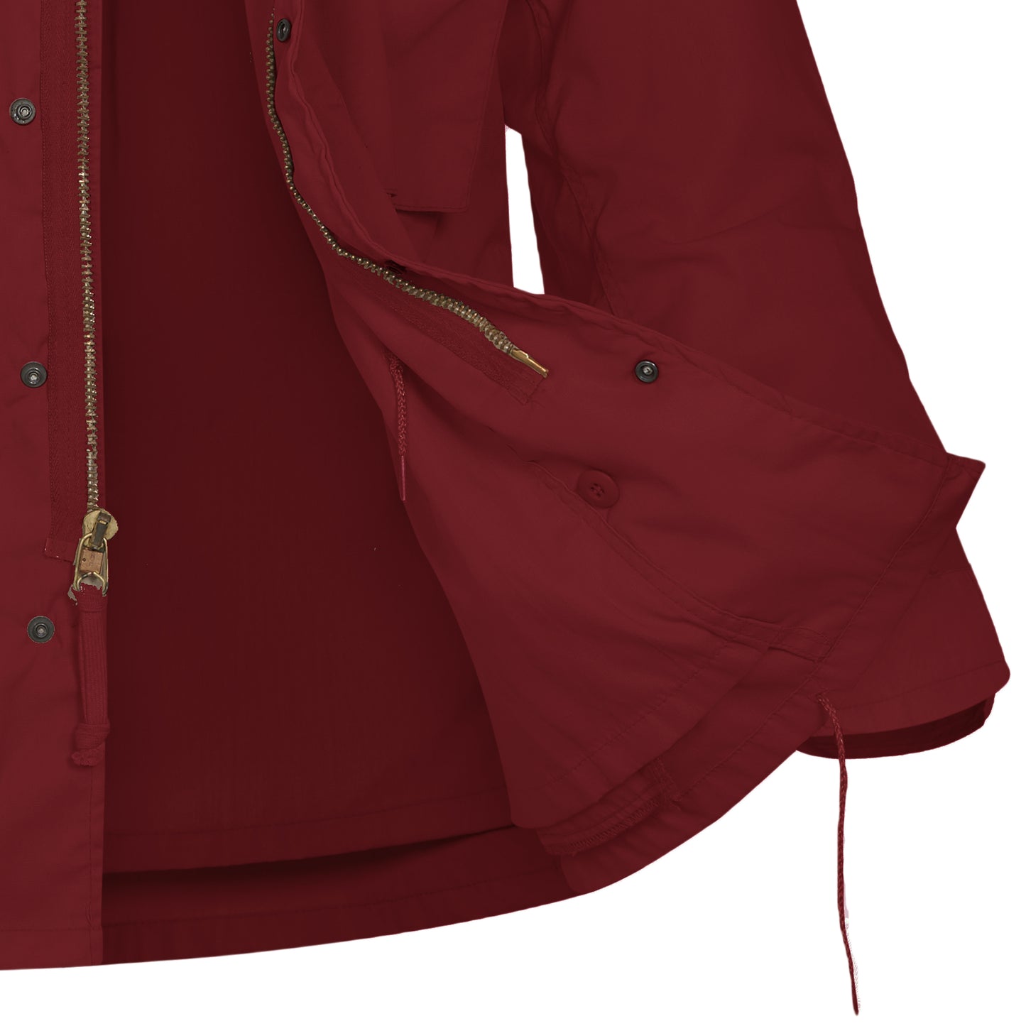Original US M65 Jacket Combat Field Coat Military Vintage Surplus Maroon