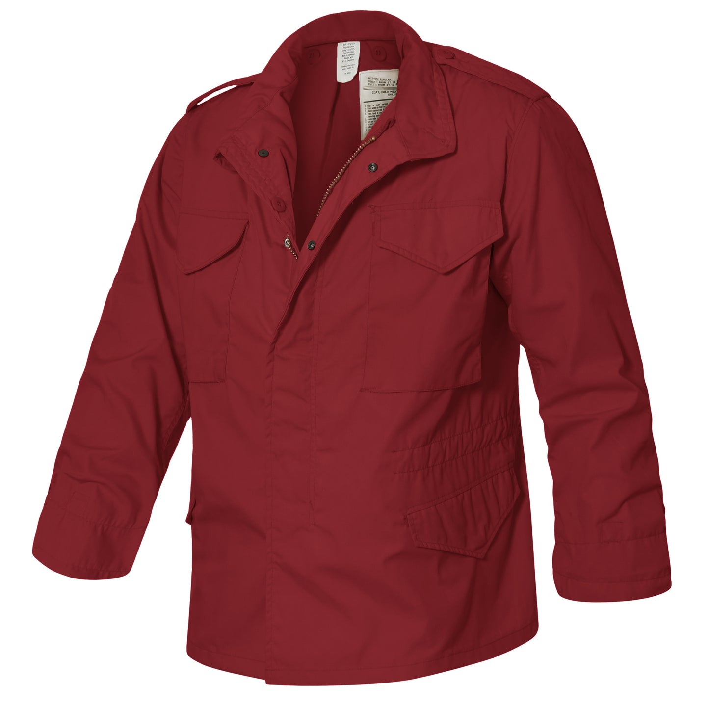Original US M65 Jacket Combat Field Coat Military Vintage Surplus Maroon