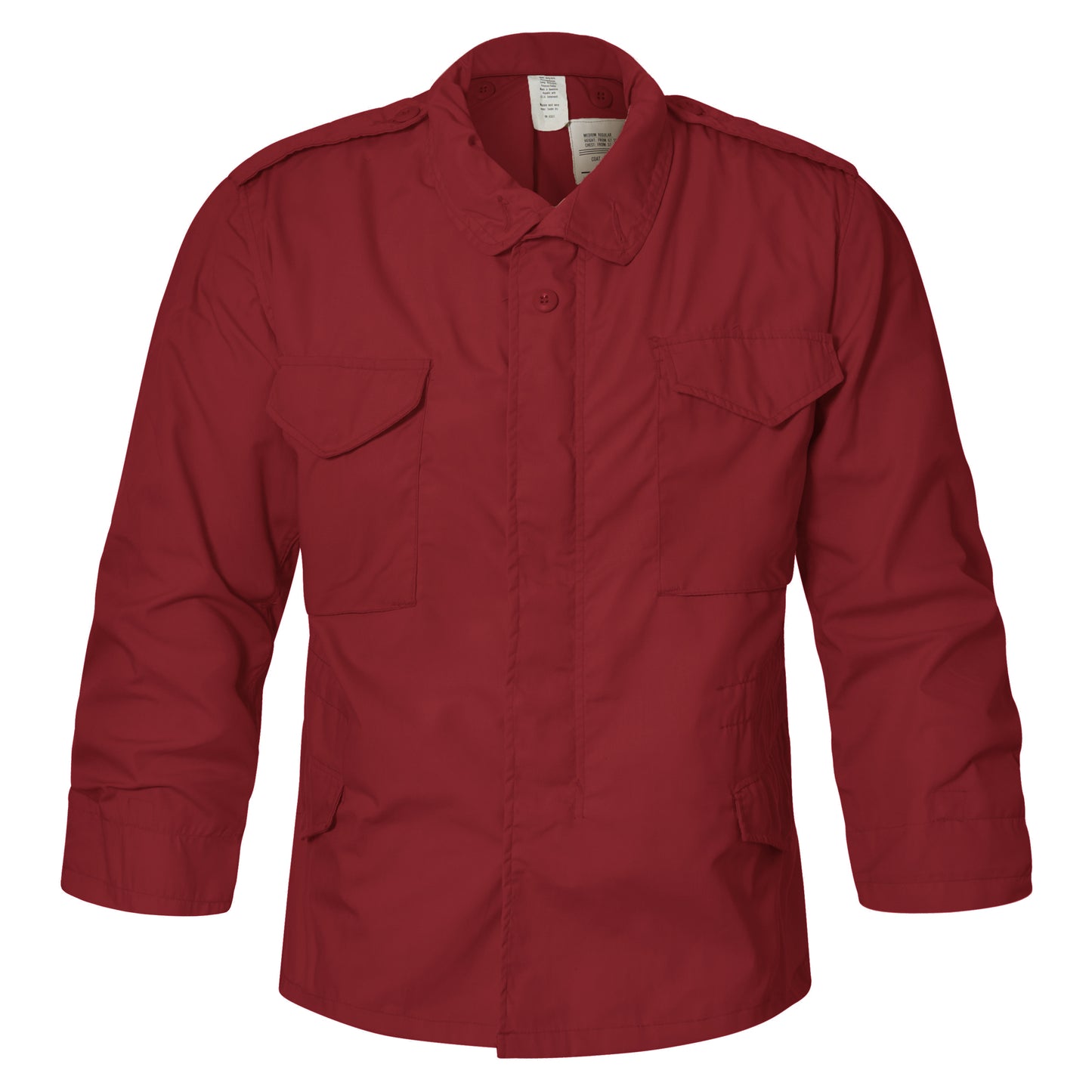 Original US M65 Jacket Combat Field Coat Military Vintage Surplus Maroon