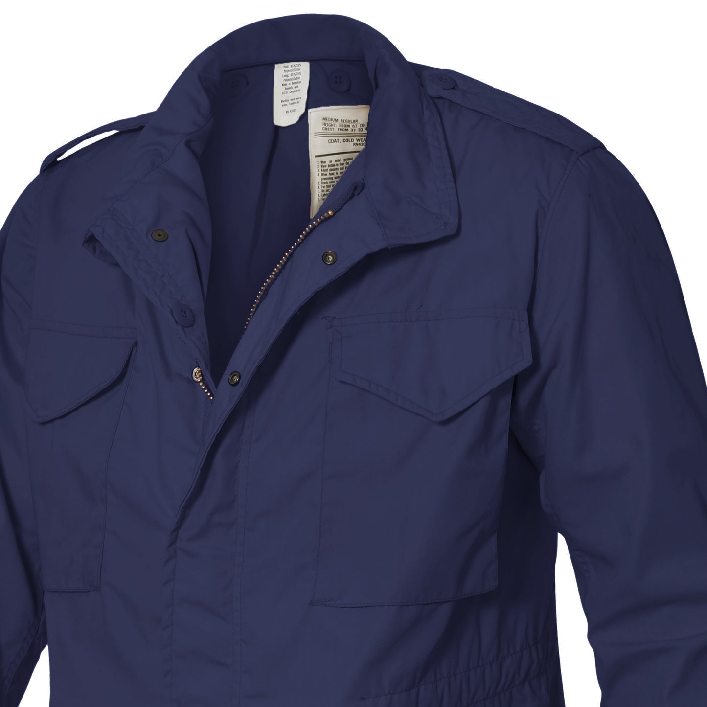 Original US M65 Jacket Combat Field Coat Military Vintage Surplus Navy