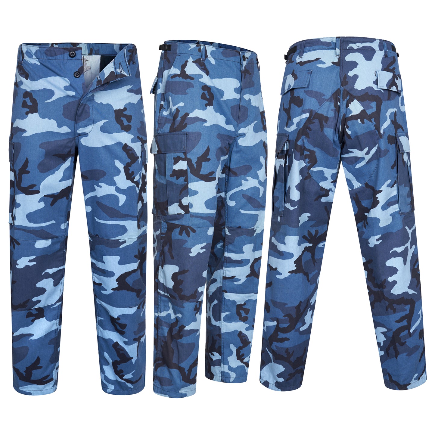 Original US Army Combat Trouser Mid Night Camo