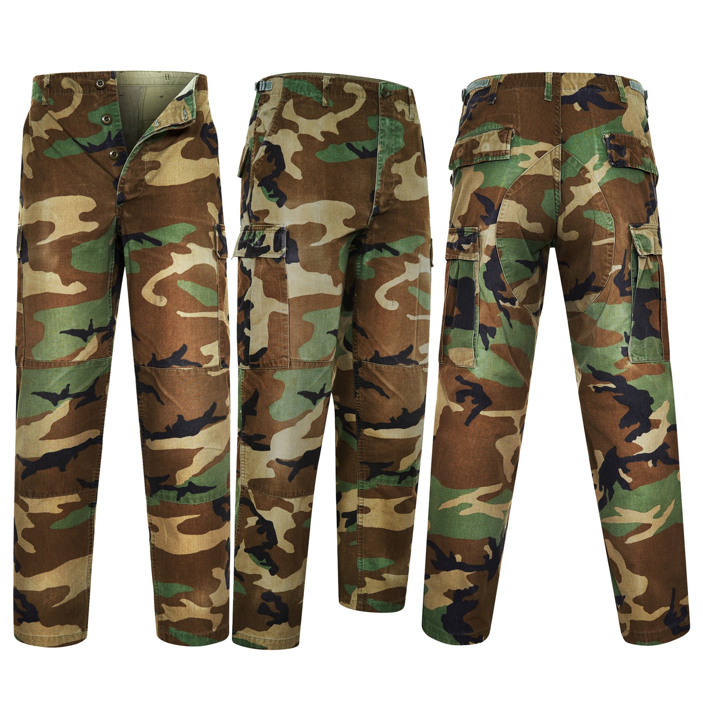 Original US Army Combat Trouser Woodland Camo