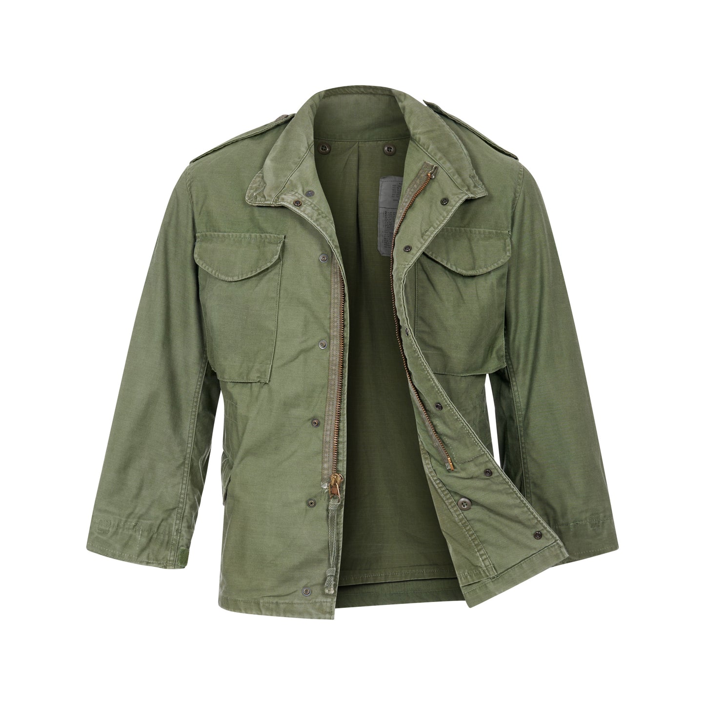 Original US M65 Jacket Olive Green Vintage Surplus Issued Field Coat Grade 1 Olive