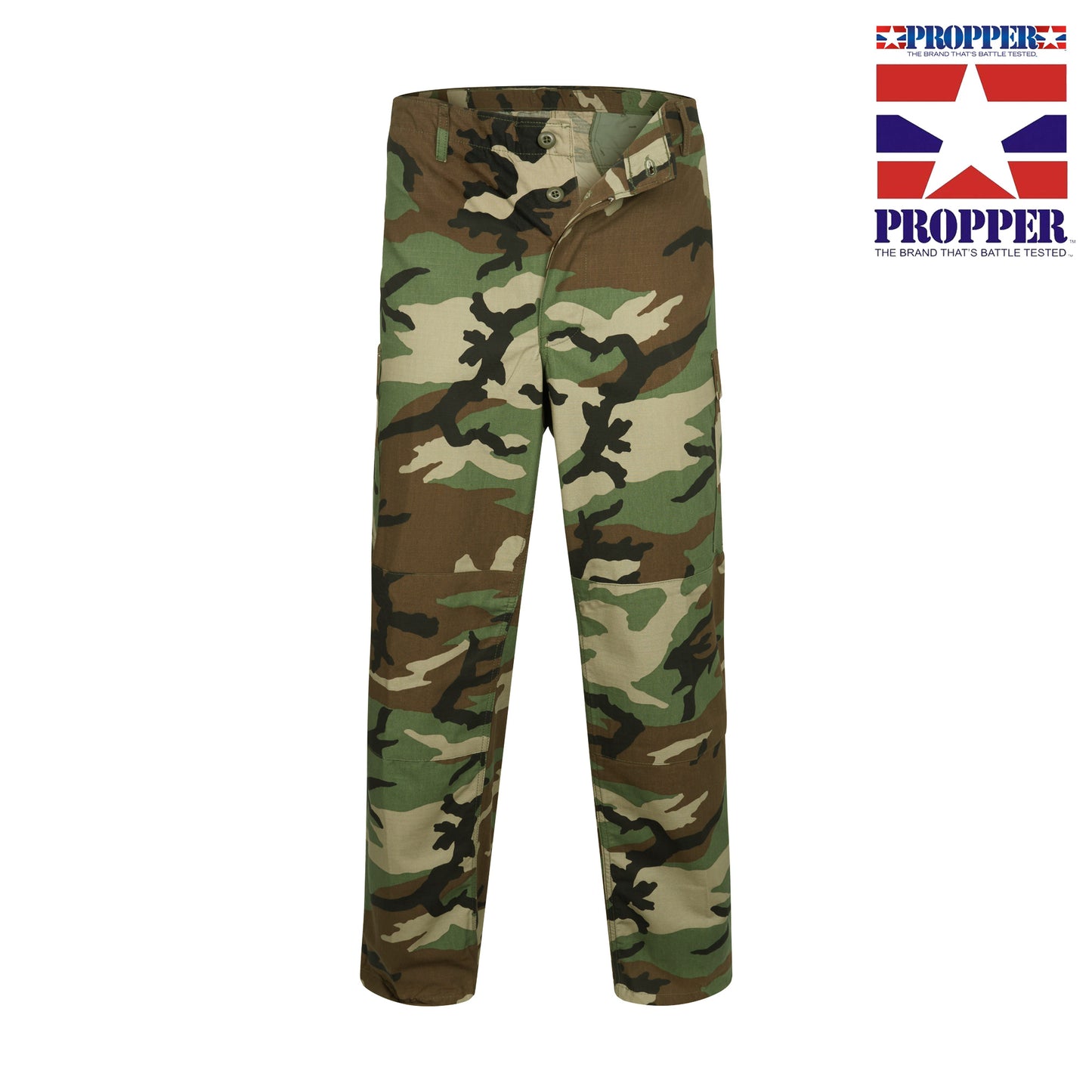 Army Trouser Original US Propper Ripstop Combat Pant Woodland Camo