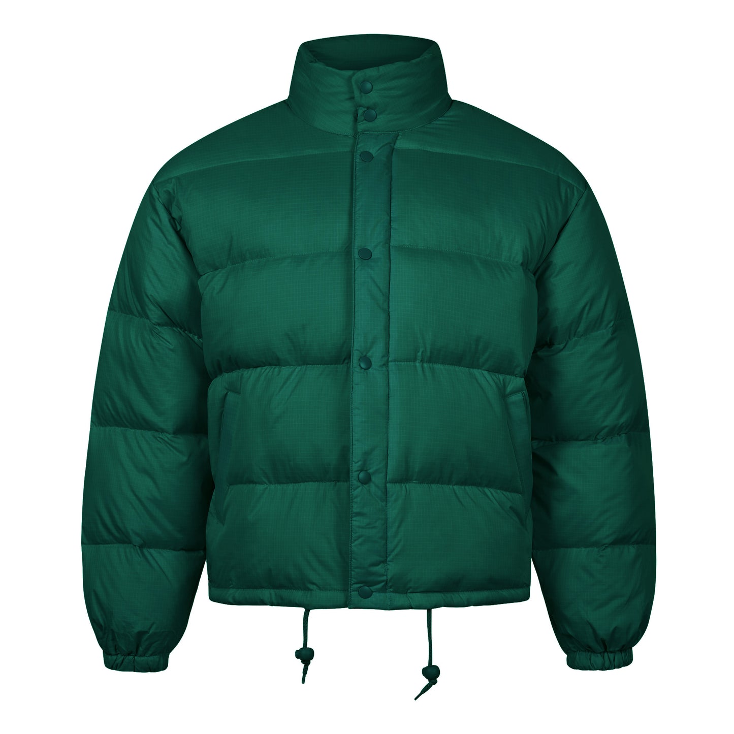 Puffer Jacket Winter Padded Insulated Warm Coat Bomber Green