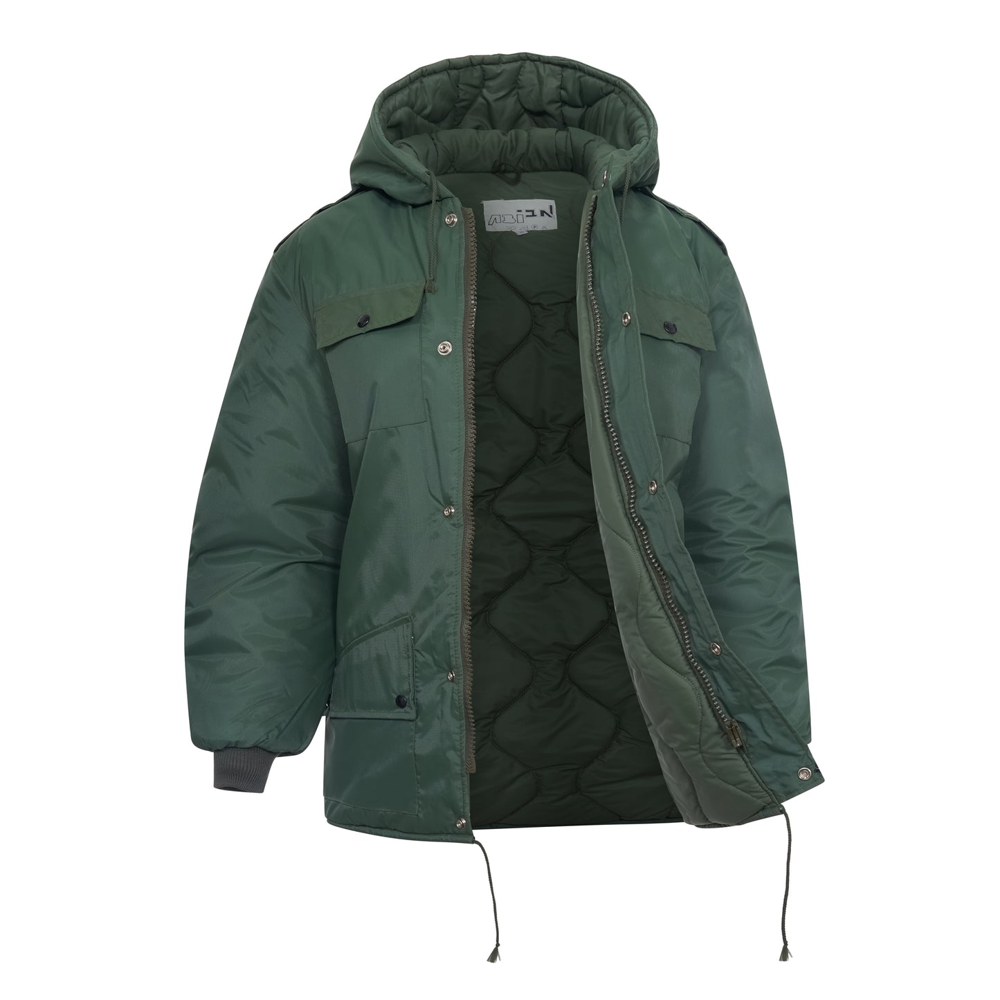 Padded Rain Coat Insulated Dubon Parka Olive